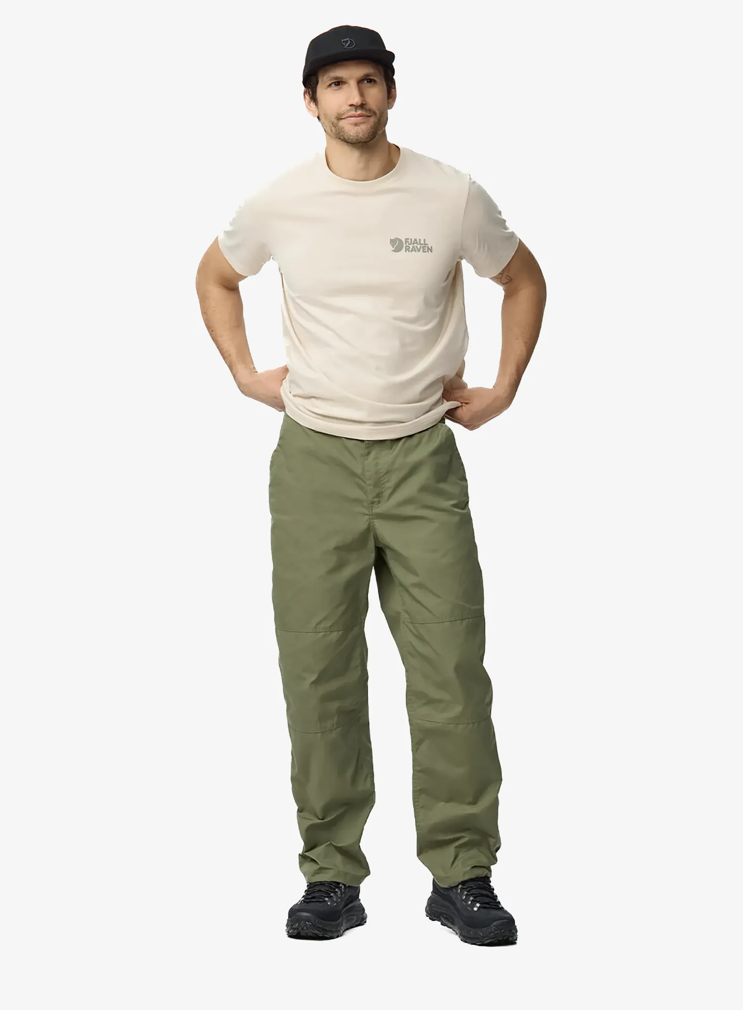Turistické kalhoty Fjallraven Vardag Relaxed Trousers - green