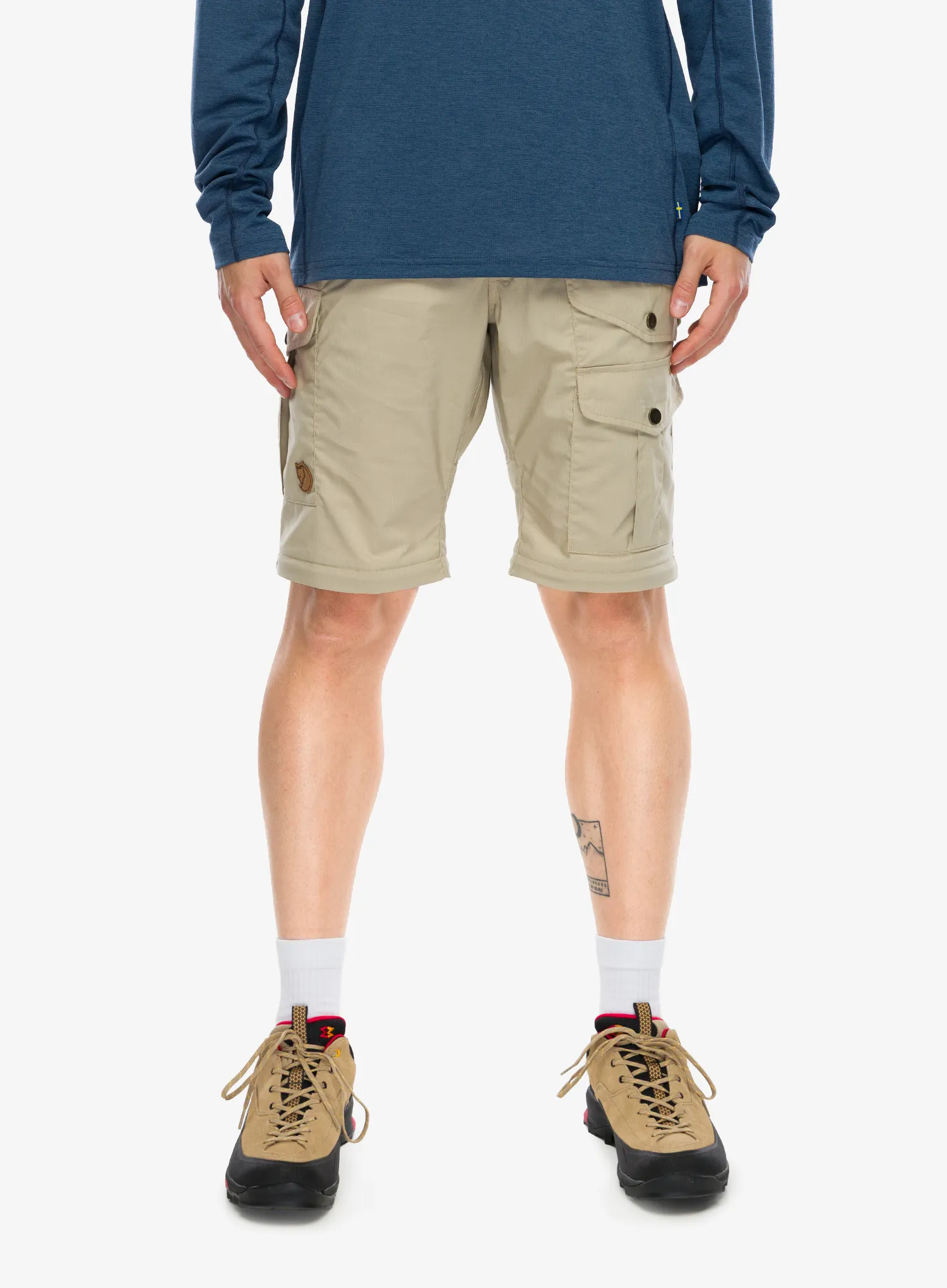 Turistické kalhoty Fjallraven Vidda Pro Lite Zip-off Trs - fossil