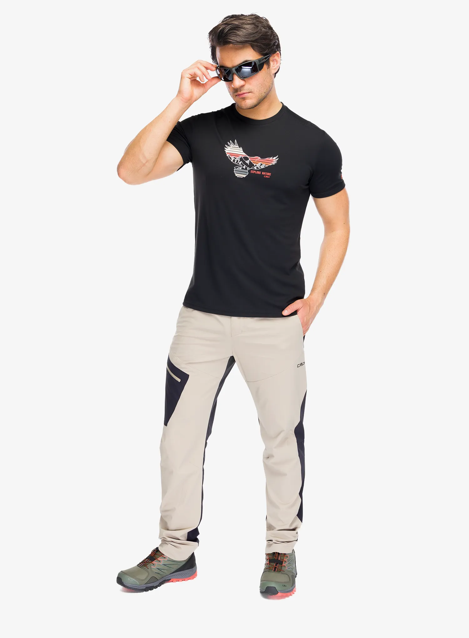Turistické kalhoty pánské CMP Quirk Long Pant - corda