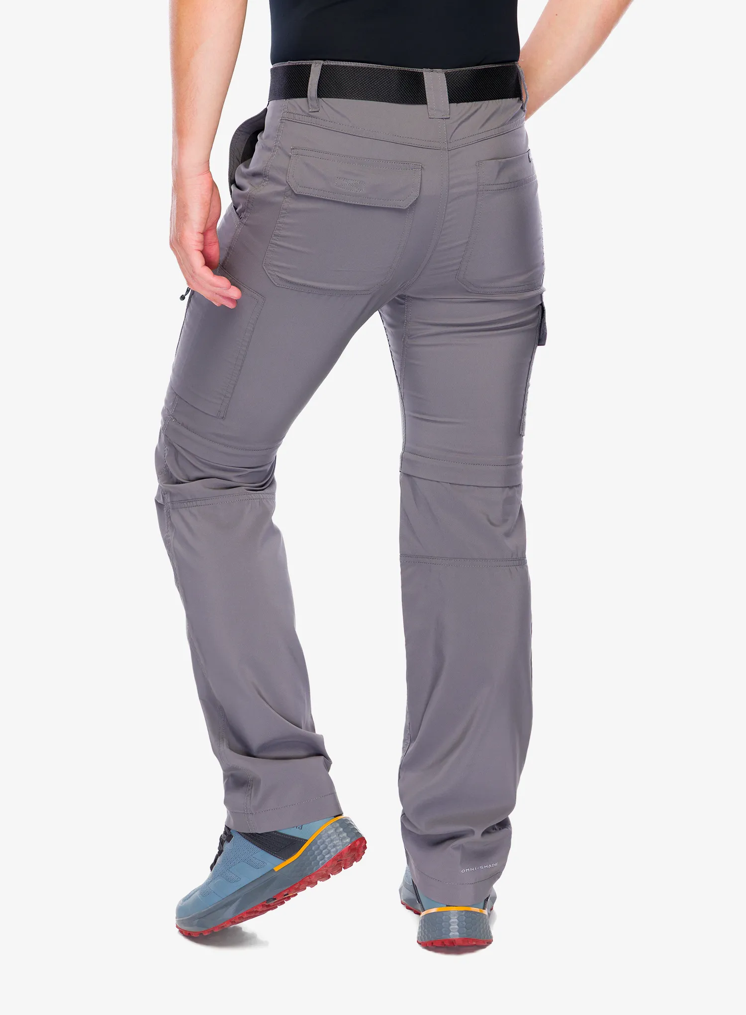 Turistické kalhoty pánské Columbia Silver Ridge Utility Convertible Pant - city grey