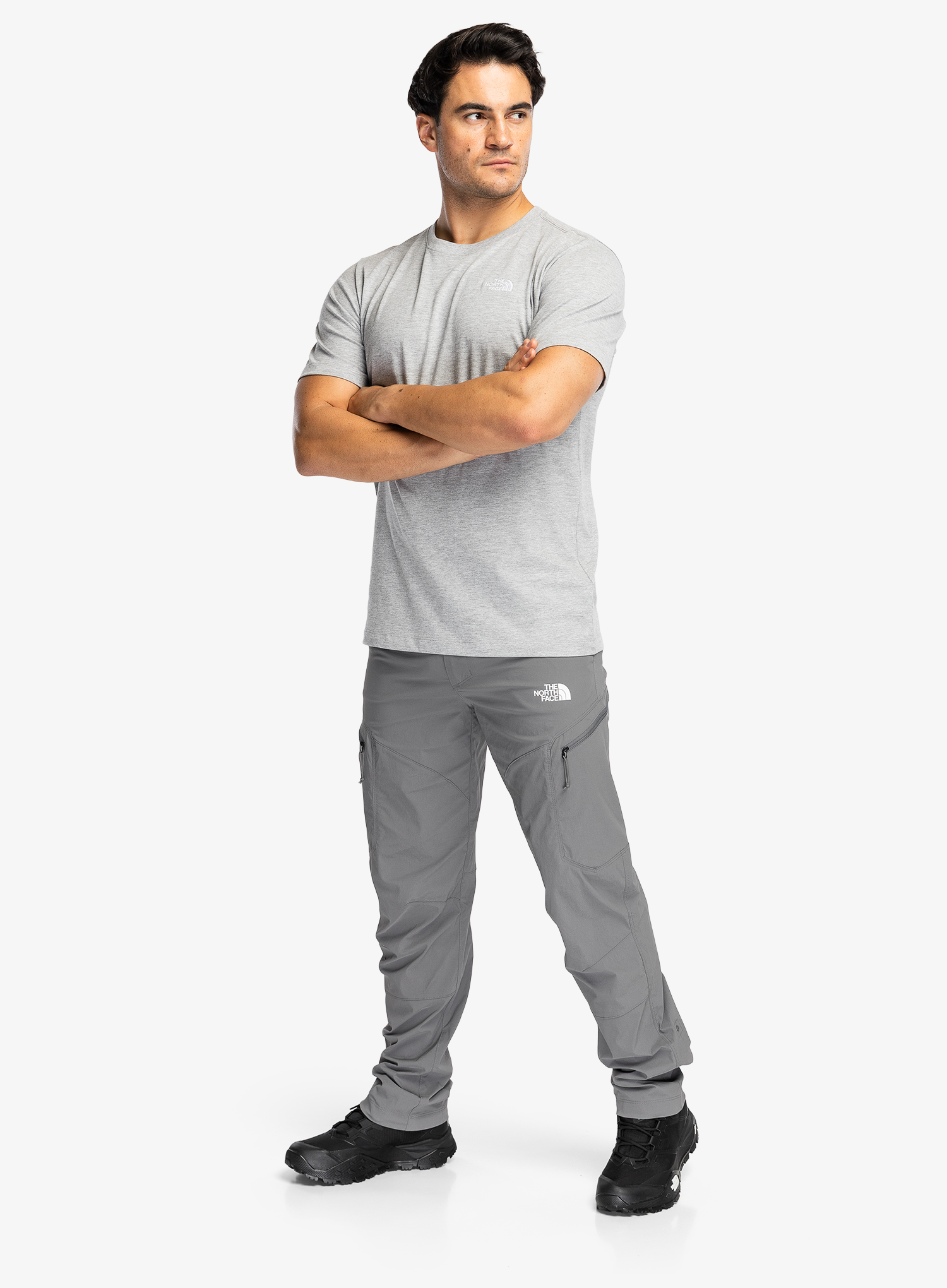 Turistické kalhoty pánské The North Face Exploration Reg Tapered Pants - smoked pearl