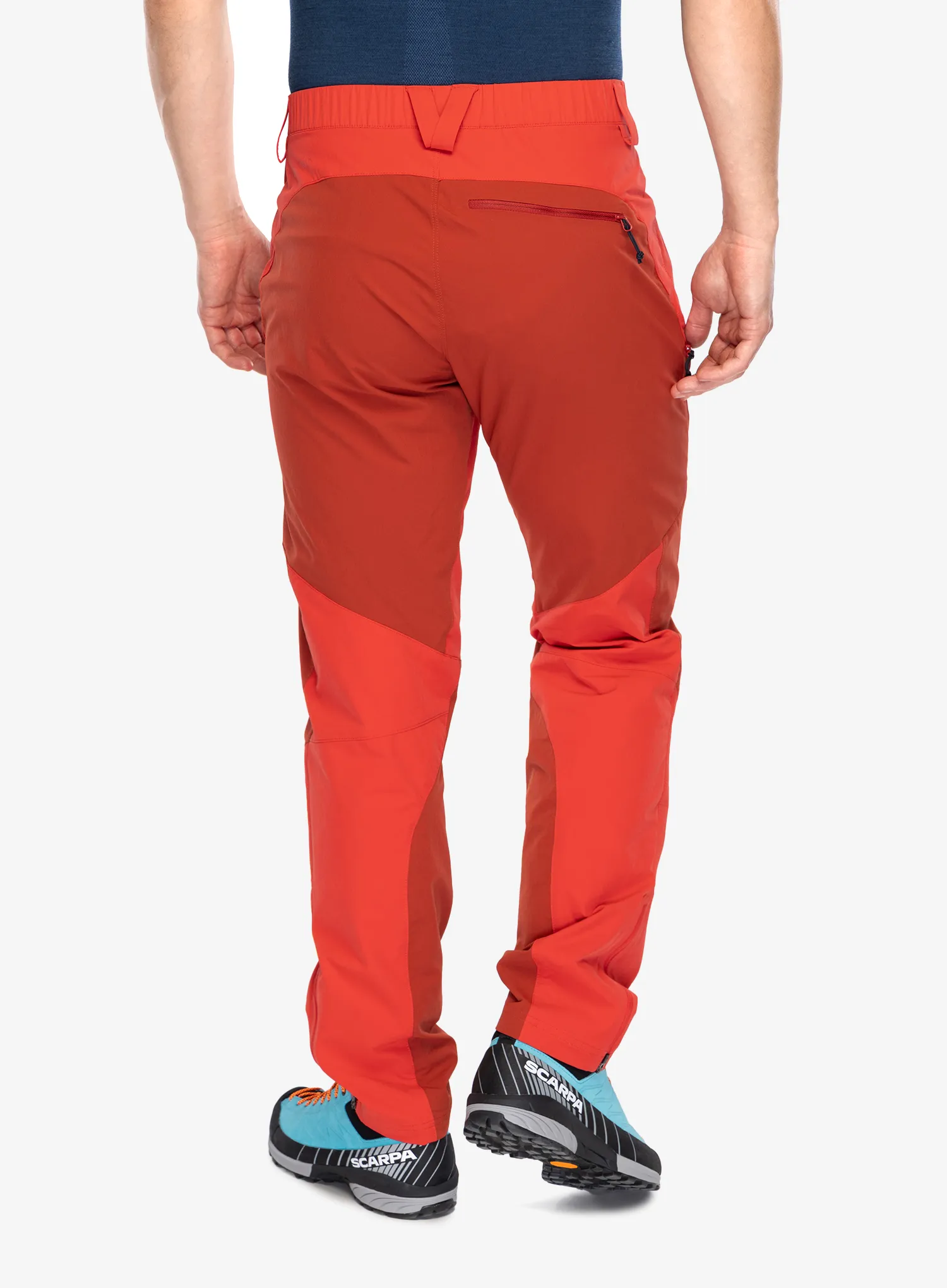Turistické kalhoty Rab Torque Mountain Short - horiz/red