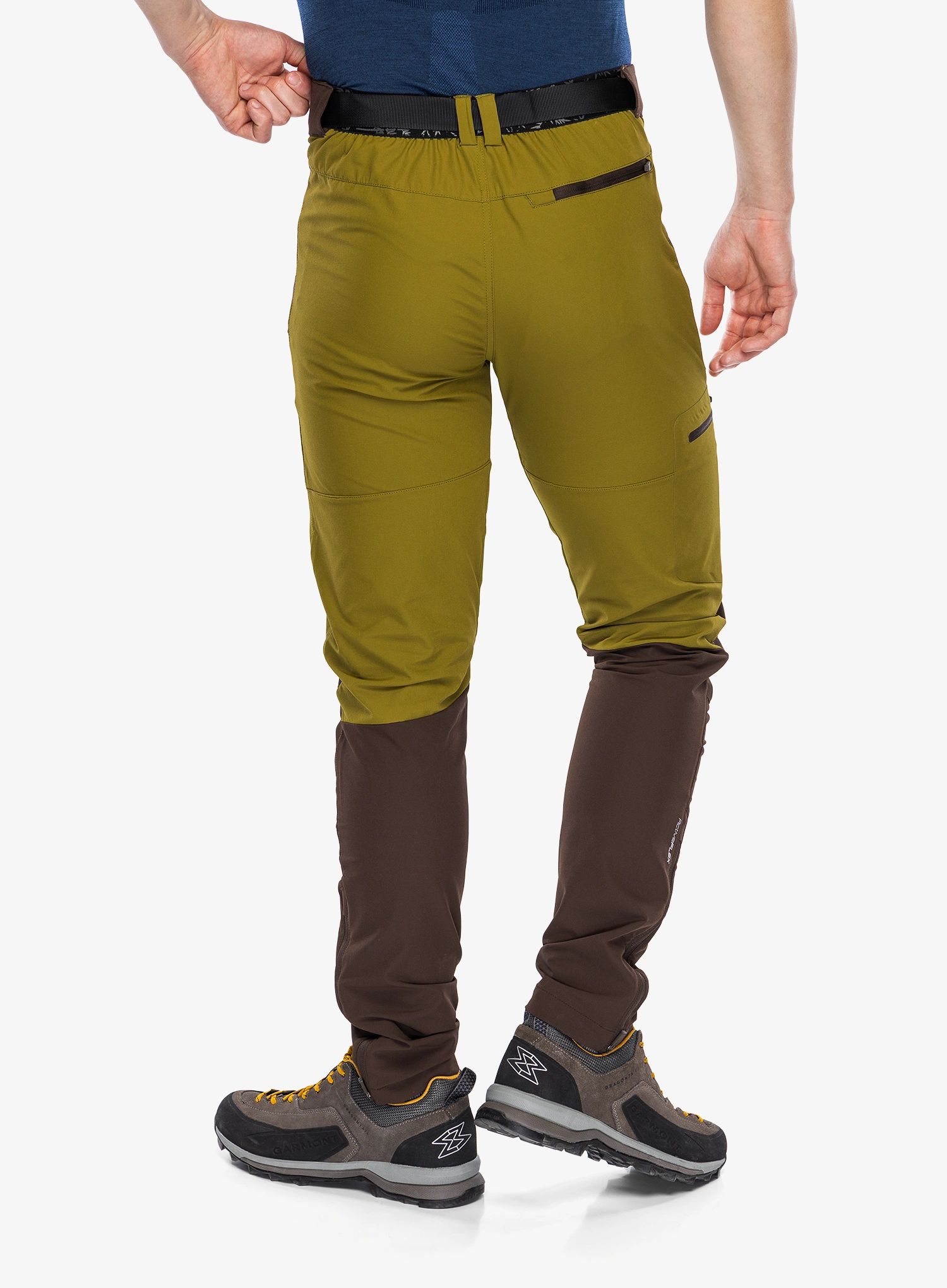 Turistické kalhoty Viking Sequoia Bamboo - olive/brown