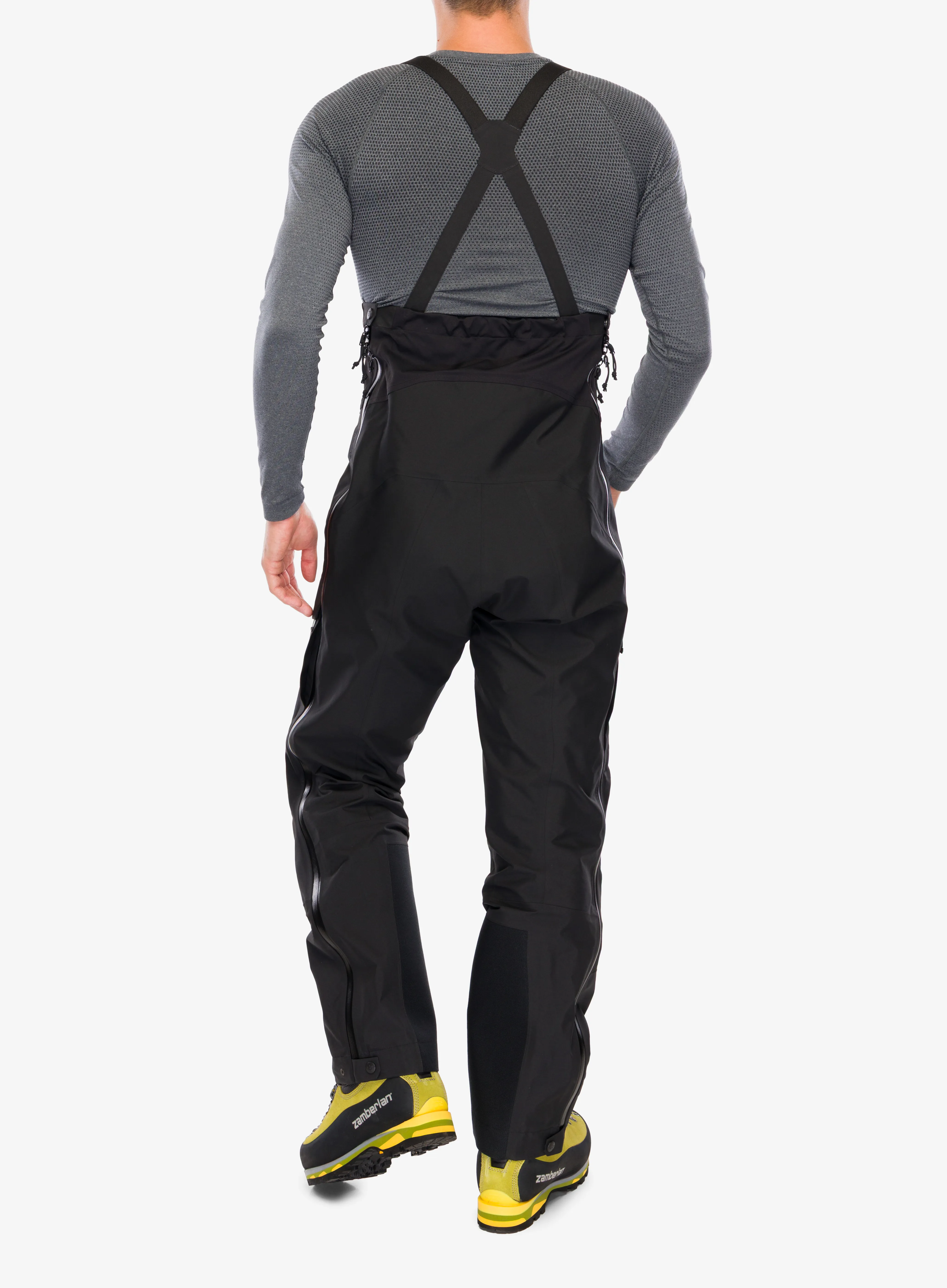 Kalhoty na hory Arcteryx Alpha SV Bib - black
