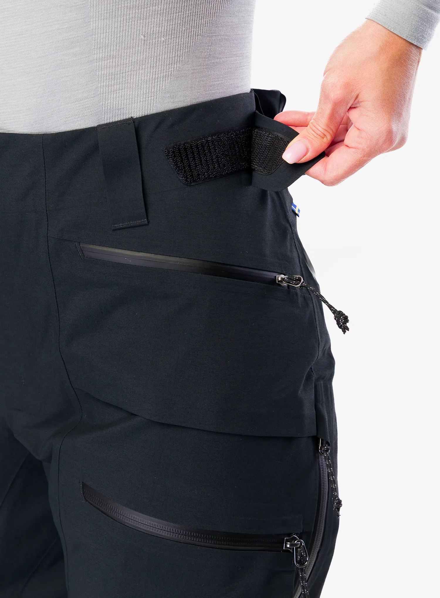 Nepromokavé kalhoty dámské Fjallraven Bergtagen GTX Pro Trousers - black/black