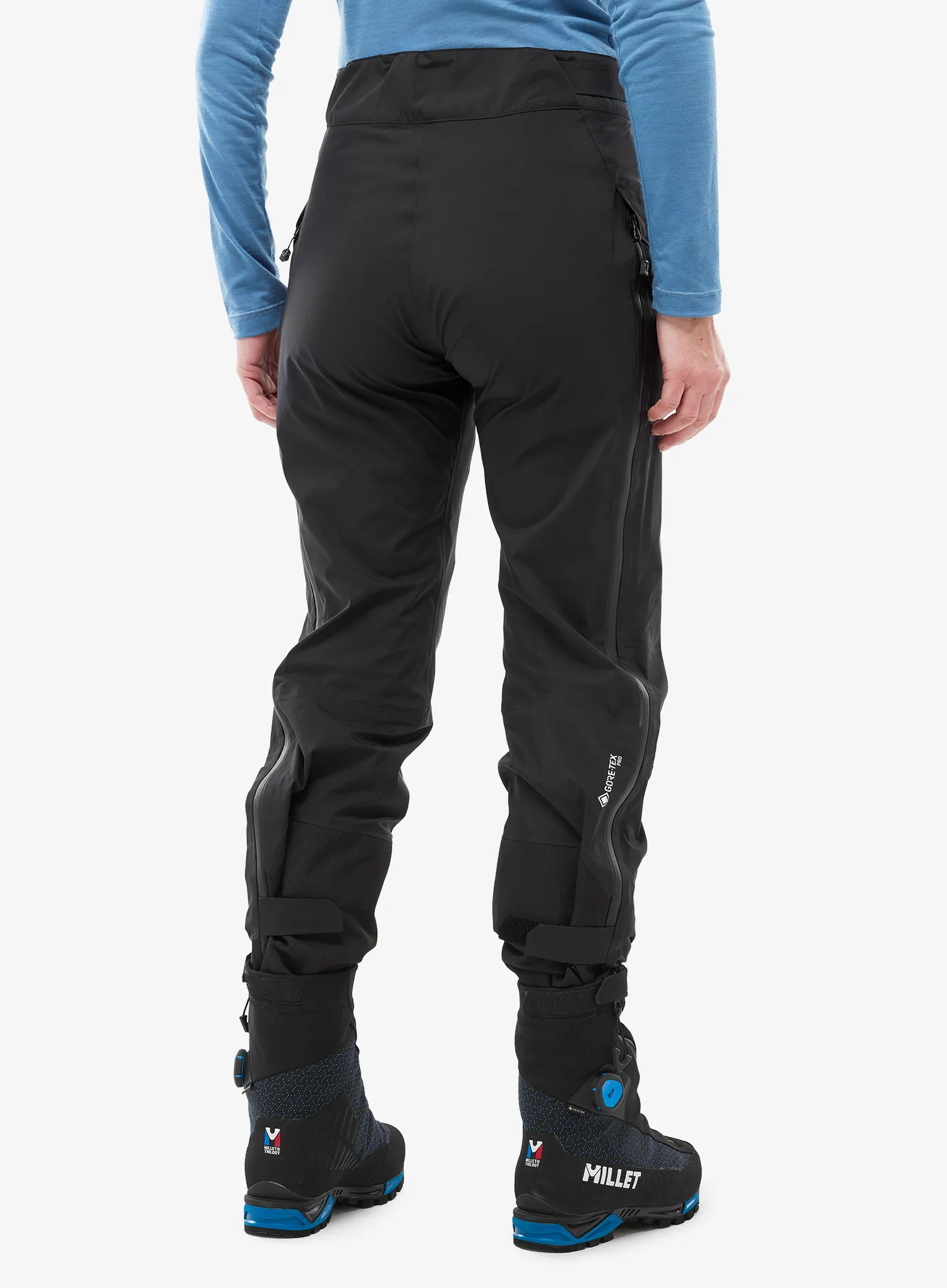 Nepromokavé kalhoty dámské Millet Trilogy Icon Gtx Pro Pt - black/noir