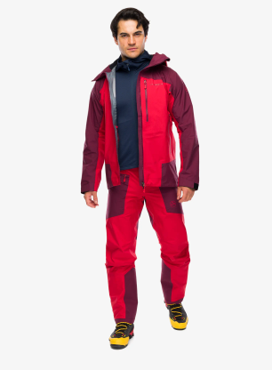Kalhoty na hory La Sportiva Alpine Guide GTX Performance Pants - mountain red/redwood