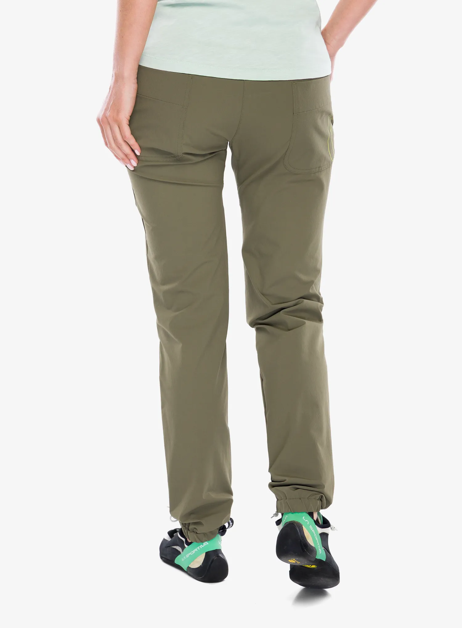 Lezecké kalhoty dámské Edelrid Radar Pants II - alga green