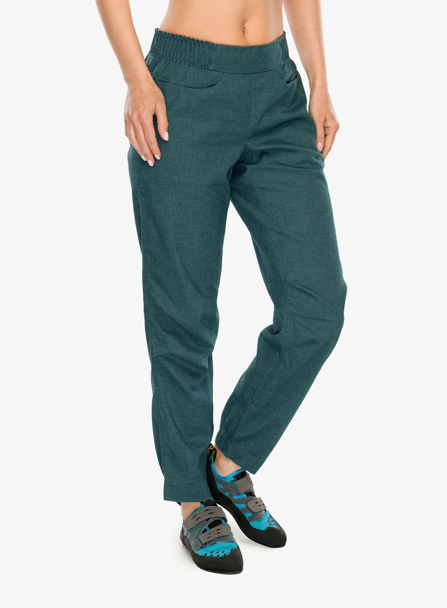 Lezecké kalhoty dámské Patagonia Hampi Rock Pants - tidal teal/teal
