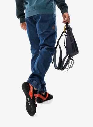 Lezecké kalhoty E9 Rondo Denim - blue