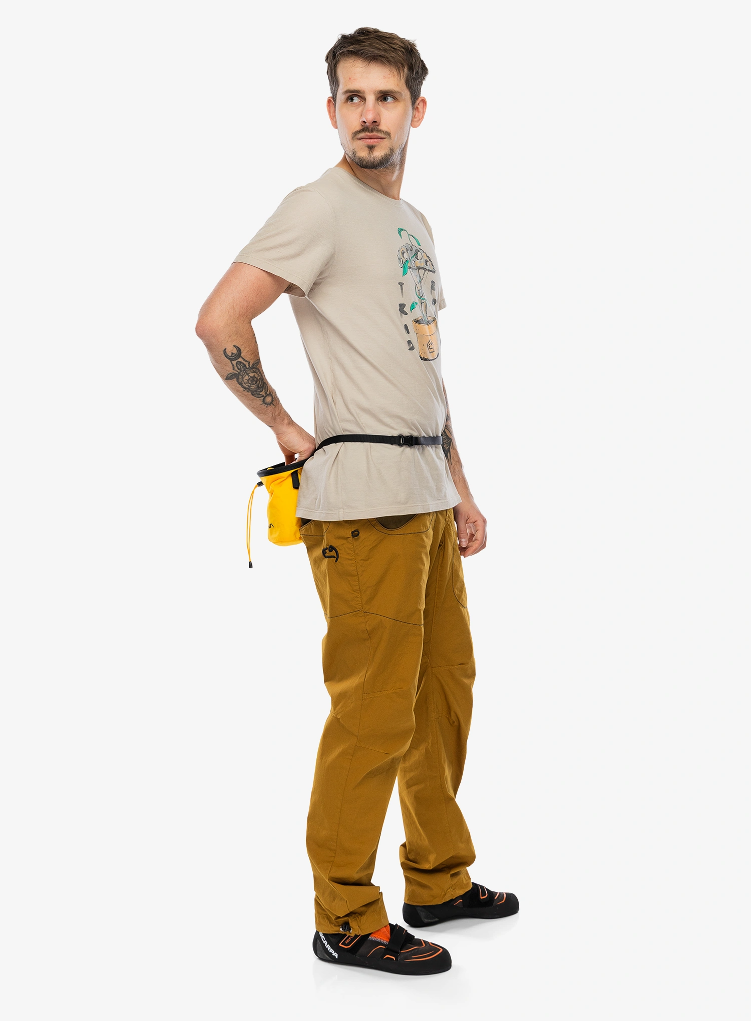 Lezecké kalhoty E9 Rondo Slim - caramel
