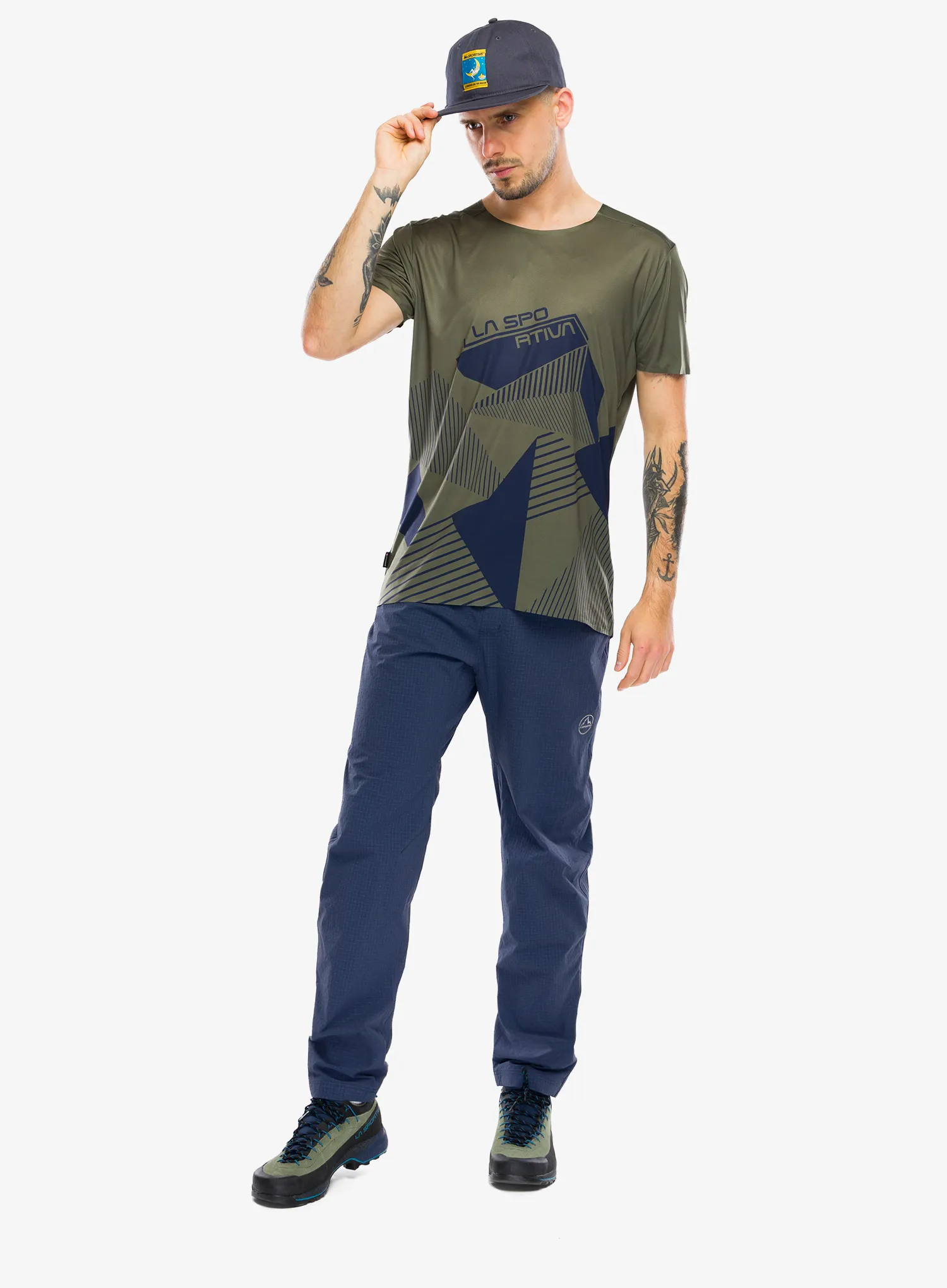 Lezecké kalhoty La Sportiva Helixir Pants - night sky/chalk