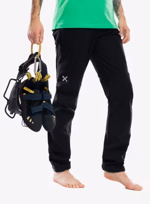 Lezecké kalhoty Montura Rocky 2 Pants - black/vibe green