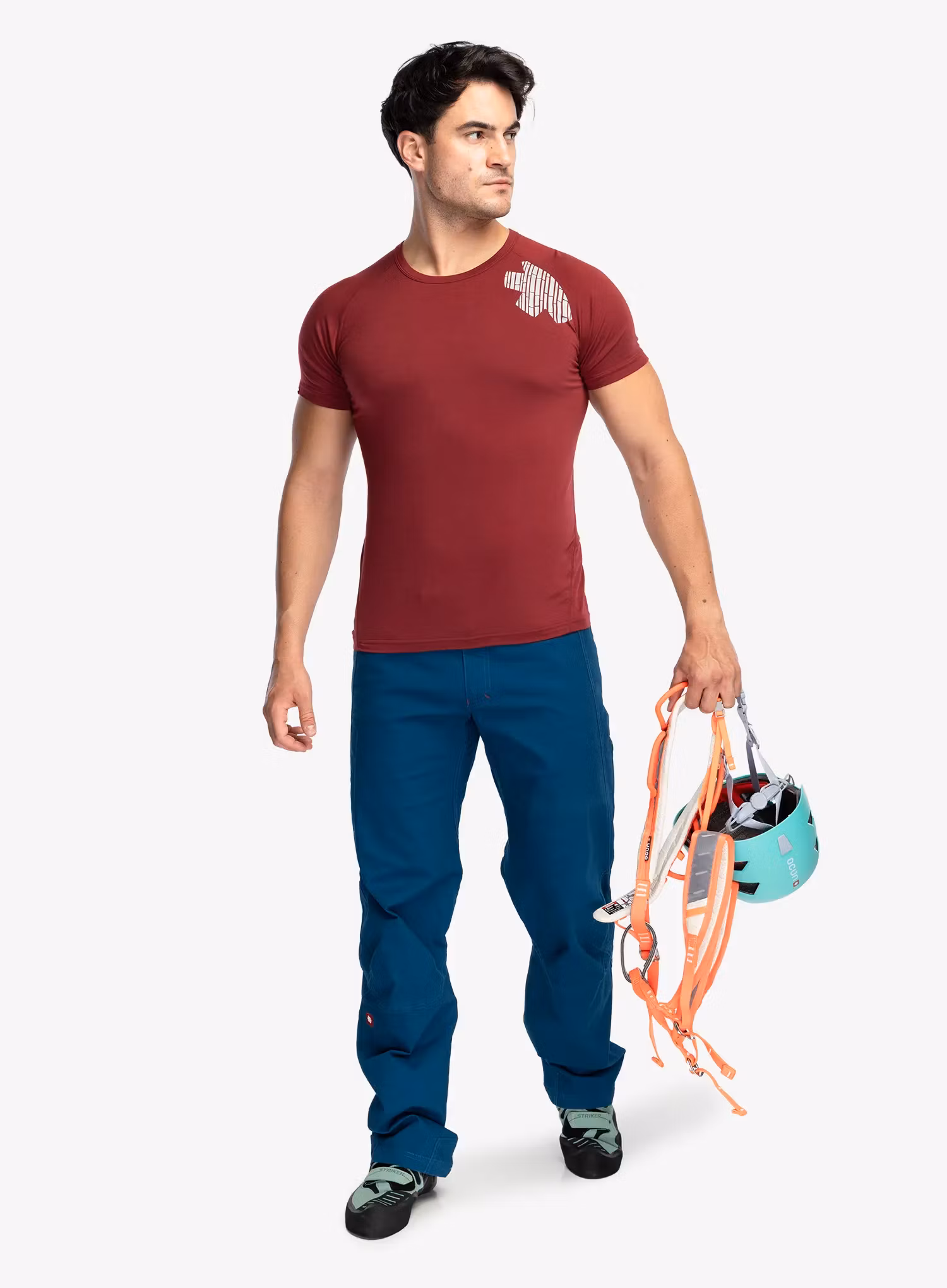 Lezecké kalhoty pánské Ocun Honk Pants - blue opal