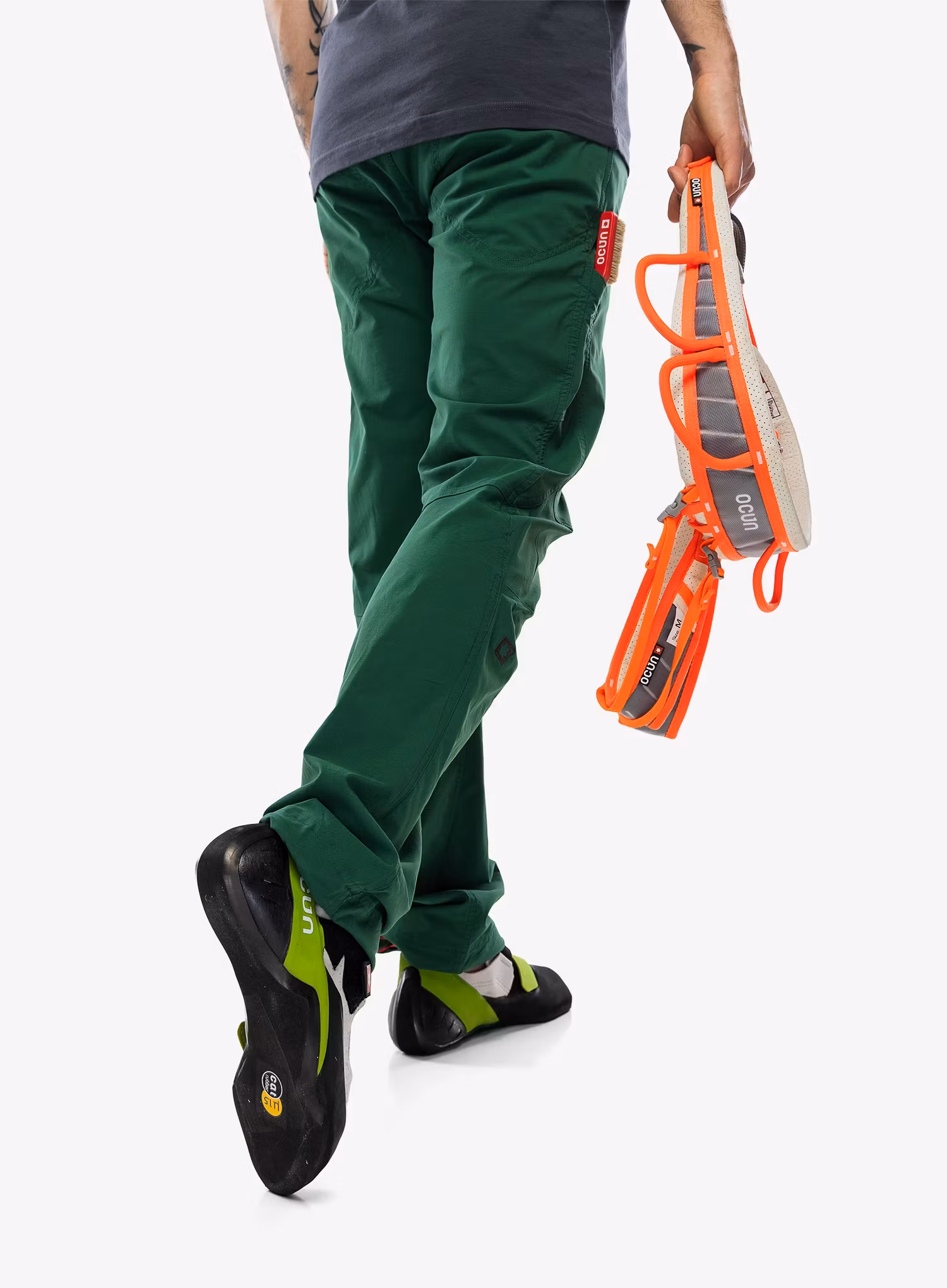 Lezecké kalhoty Ocun Mania Pants - green dark