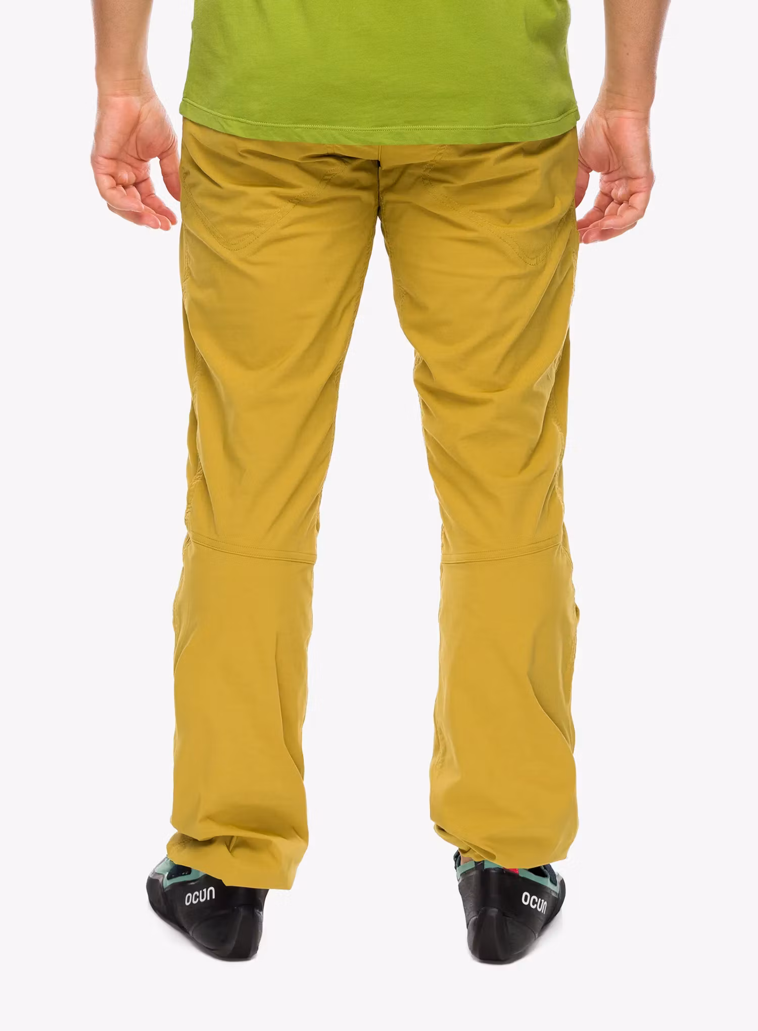 Lezecké kalhoty Ocun Mania Pants - yellow dried tobacco
