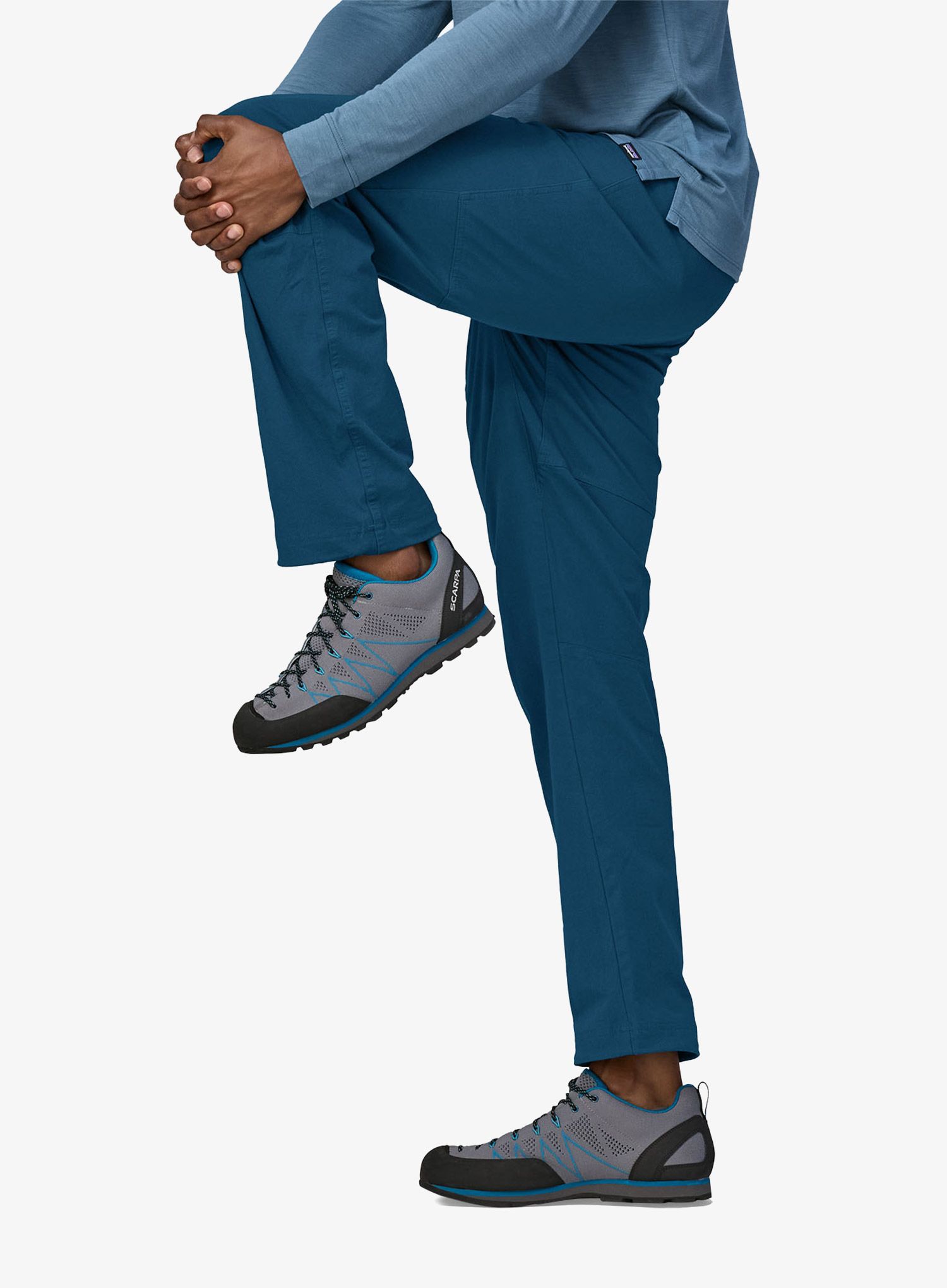 Lezecké kalhoty Patagonia Venga Rock Pants - lagom blue