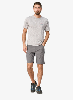 Kalhoty s odepínacími nohavicemi Patagonia Quandary Convertible Pants - forge grey