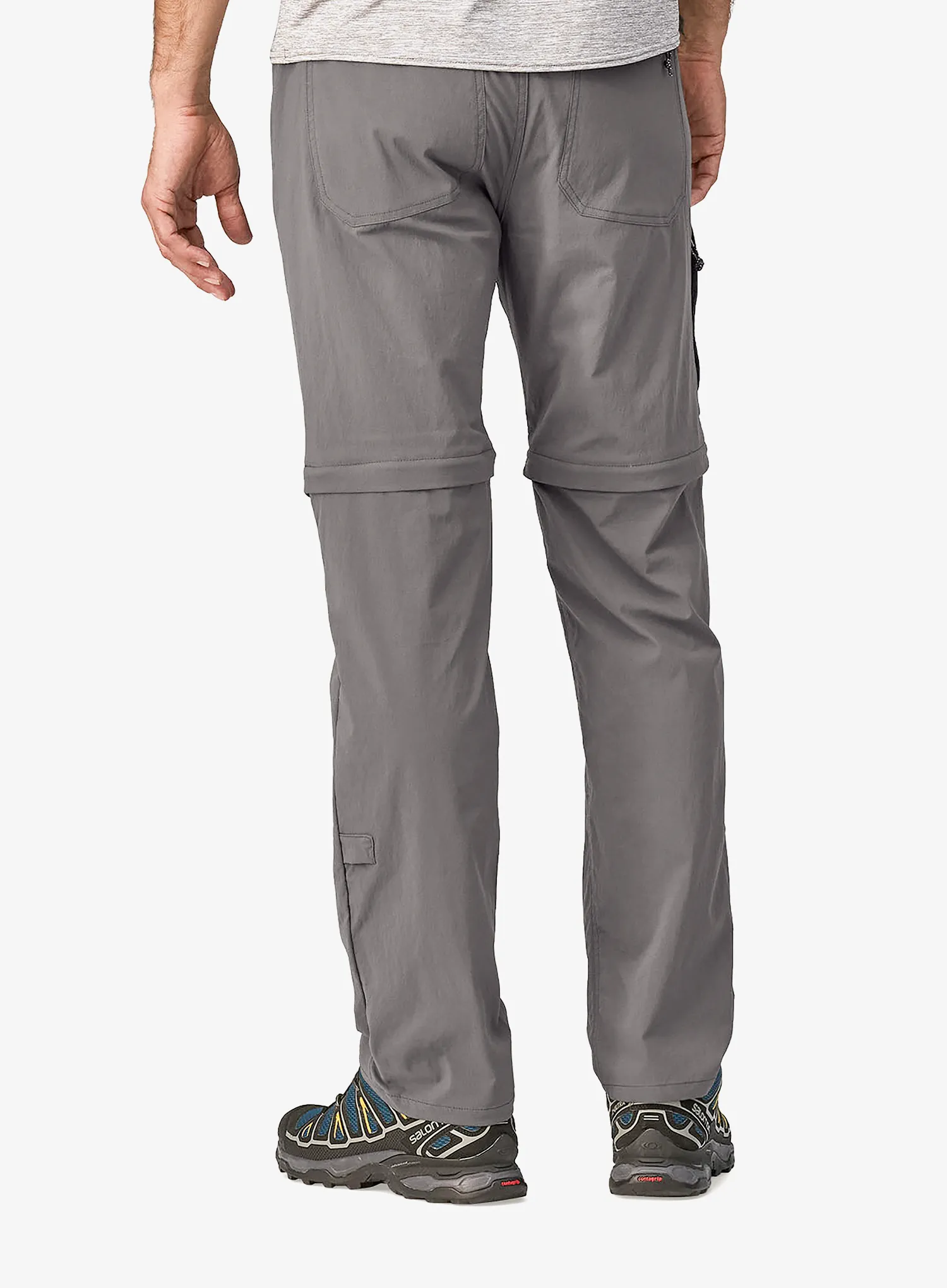 Kalhoty s odepínacími nohavicemi Patagonia Quandary Convertible Pants - forge grey