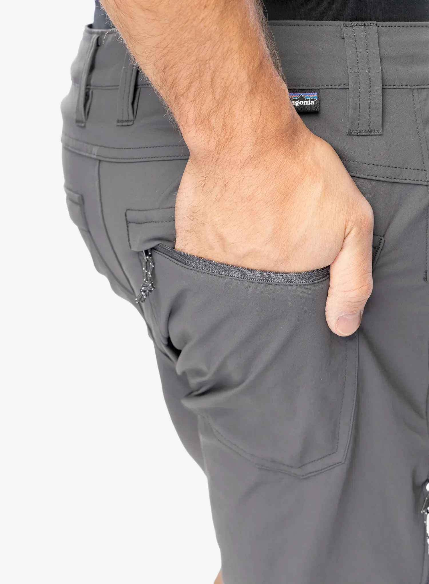 Kalhoty s odepínacími nohavicemi Patagonia Quandary Convertible Pants - forge grey