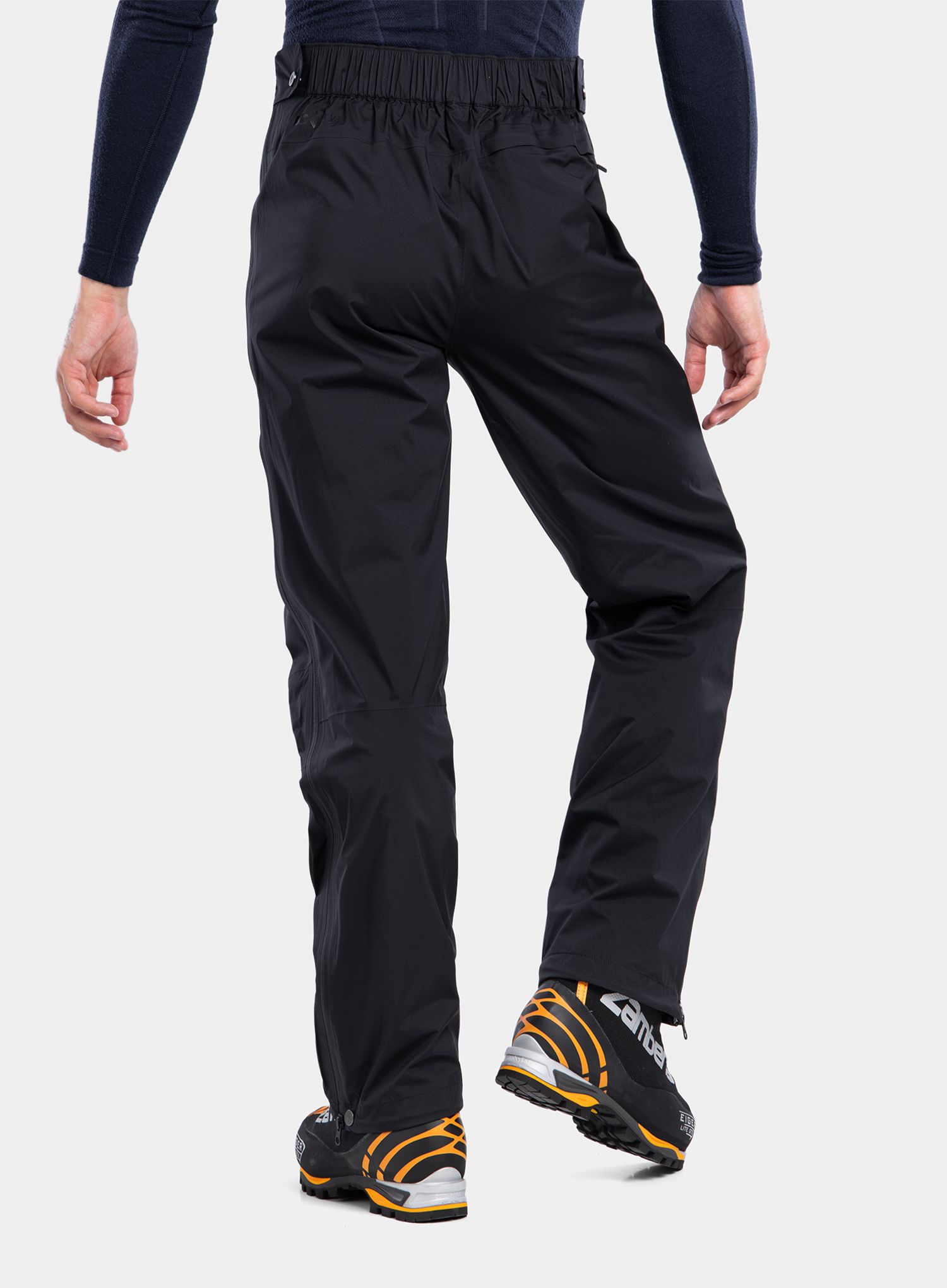 Kalhoty Black Diamond StormLine Stretch Full Zip Rain Pants - black