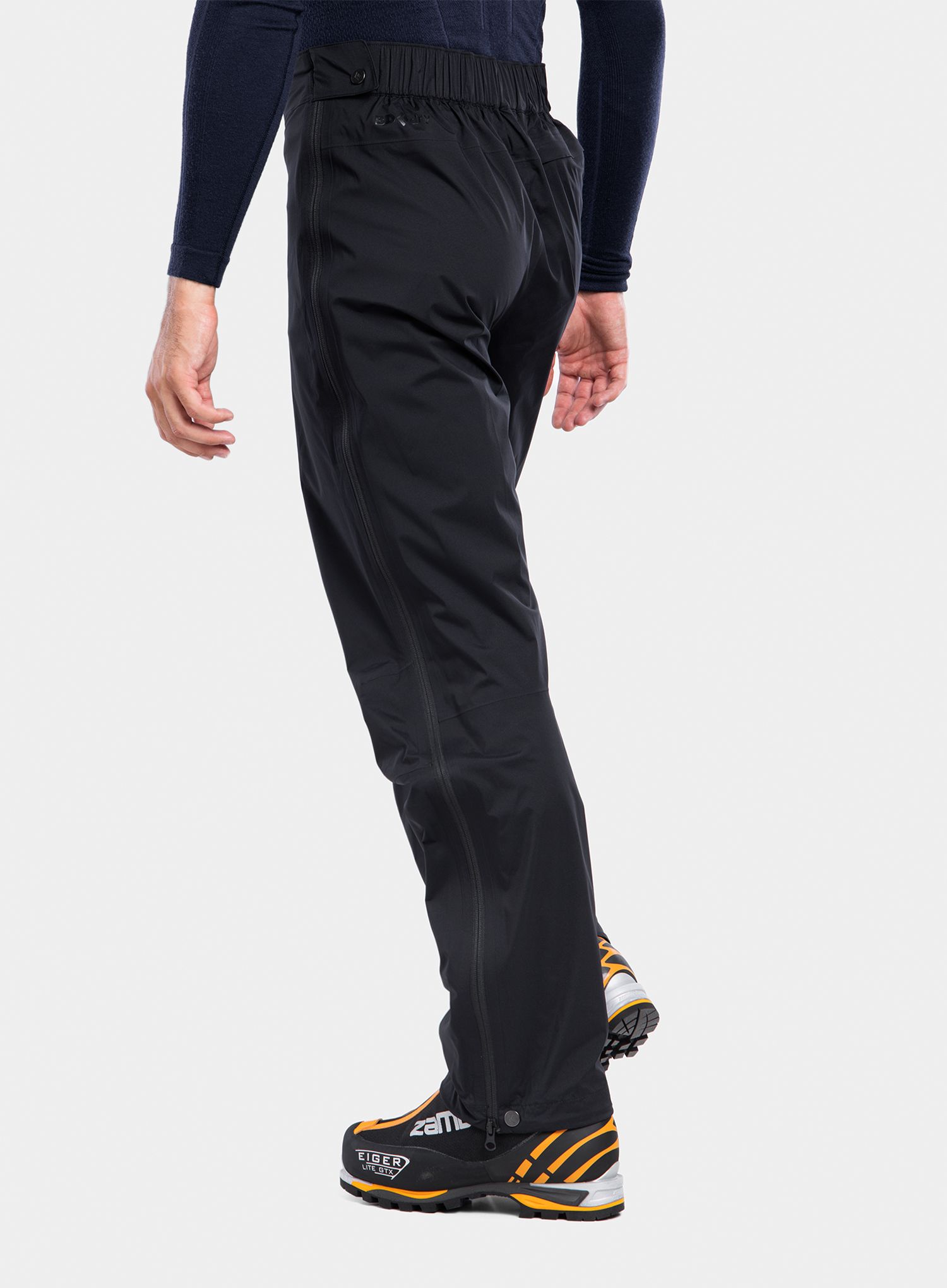 Kalhoty Black Diamond StormLine Stretch Full Zip Rain Pants - black