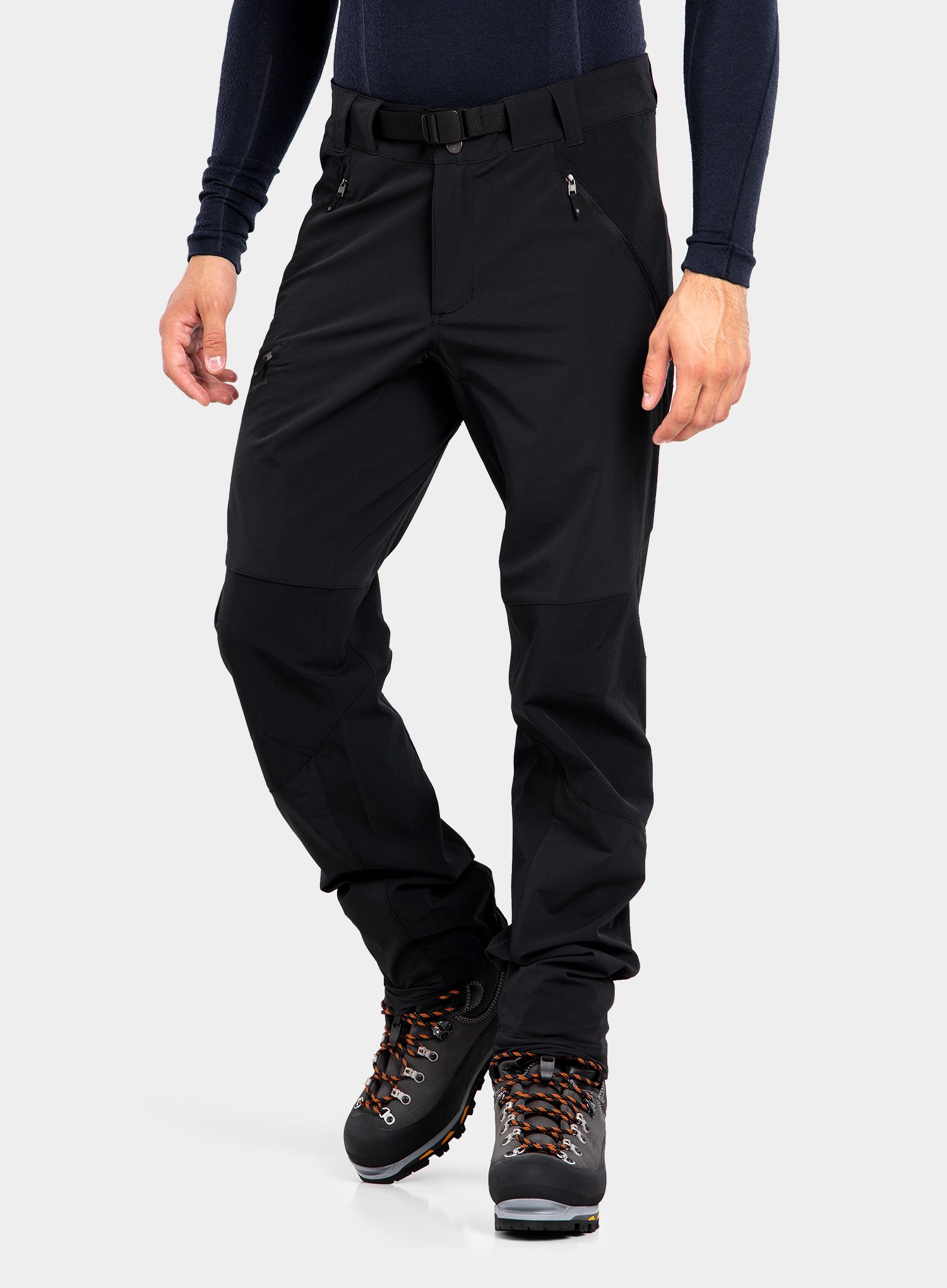 Softshellové kalhoty Black Diamond Swift Pants - black