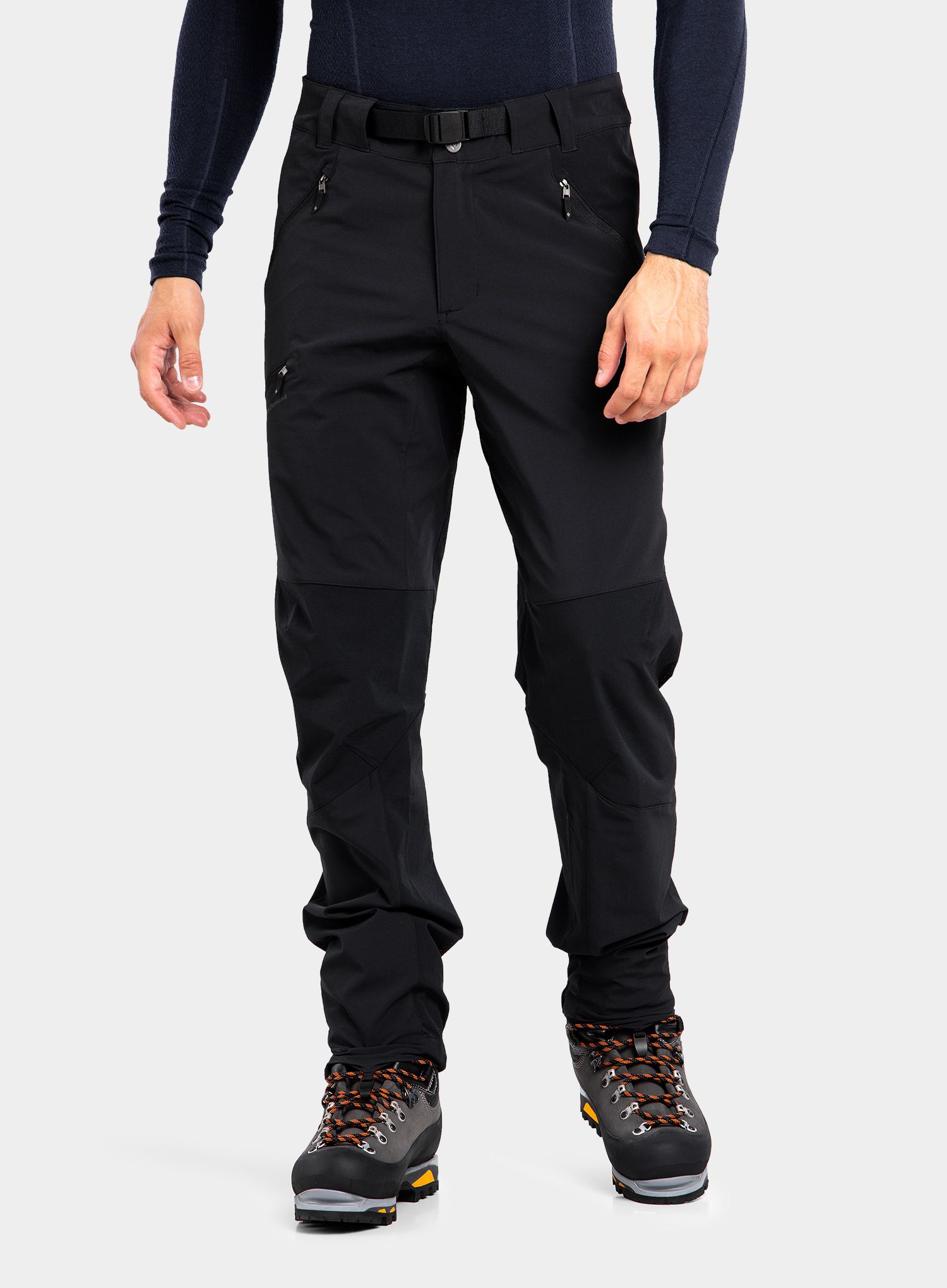 Softshellové kalhoty Black Diamond Swift Pants - black