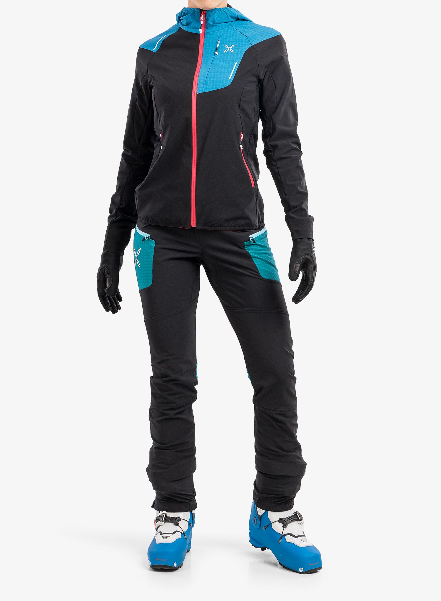 Dámské kalhoty Montura Ski Style Pants - black/baltic