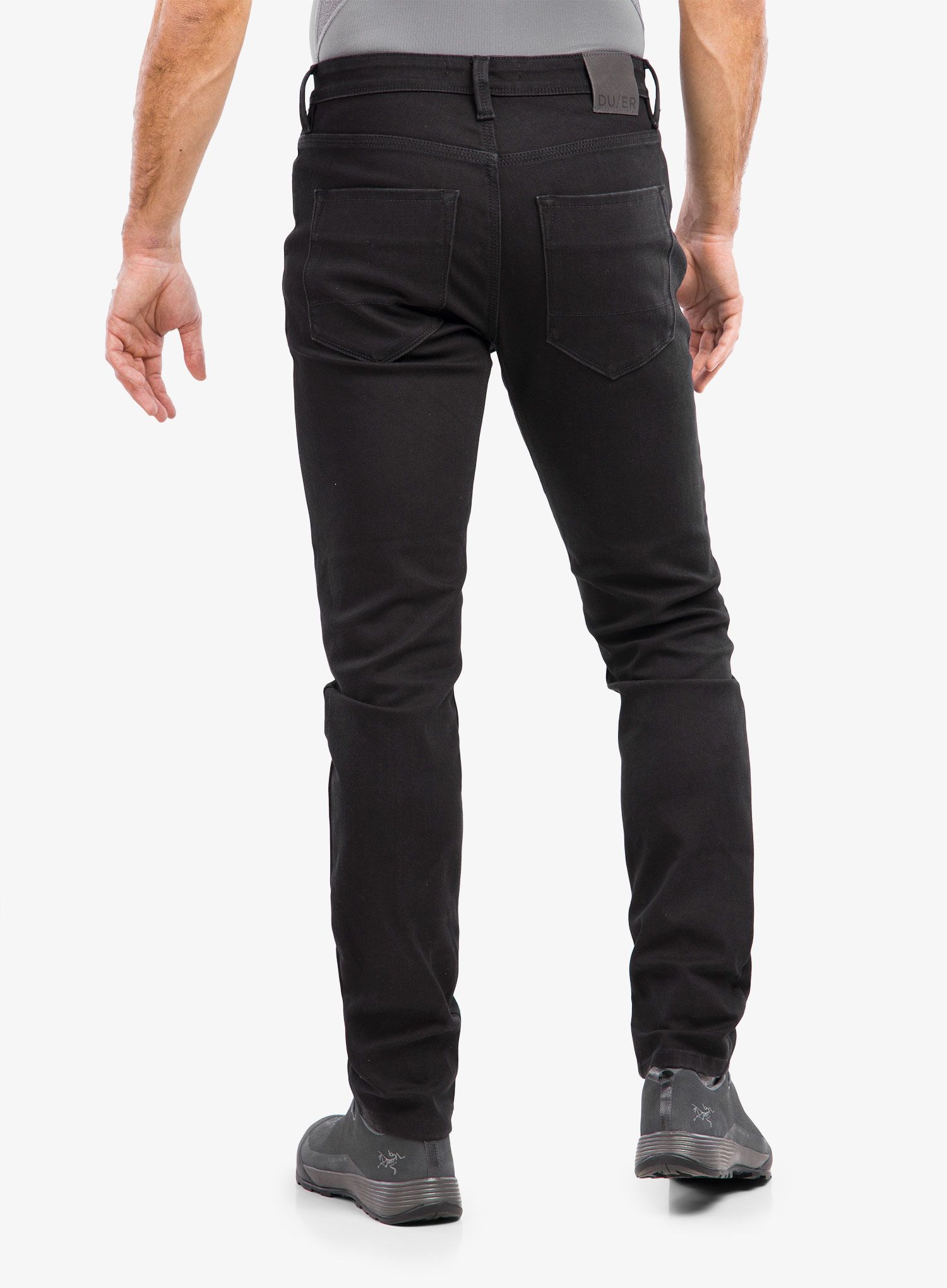 Kalhoty DUER All Weather Denim Slim - black