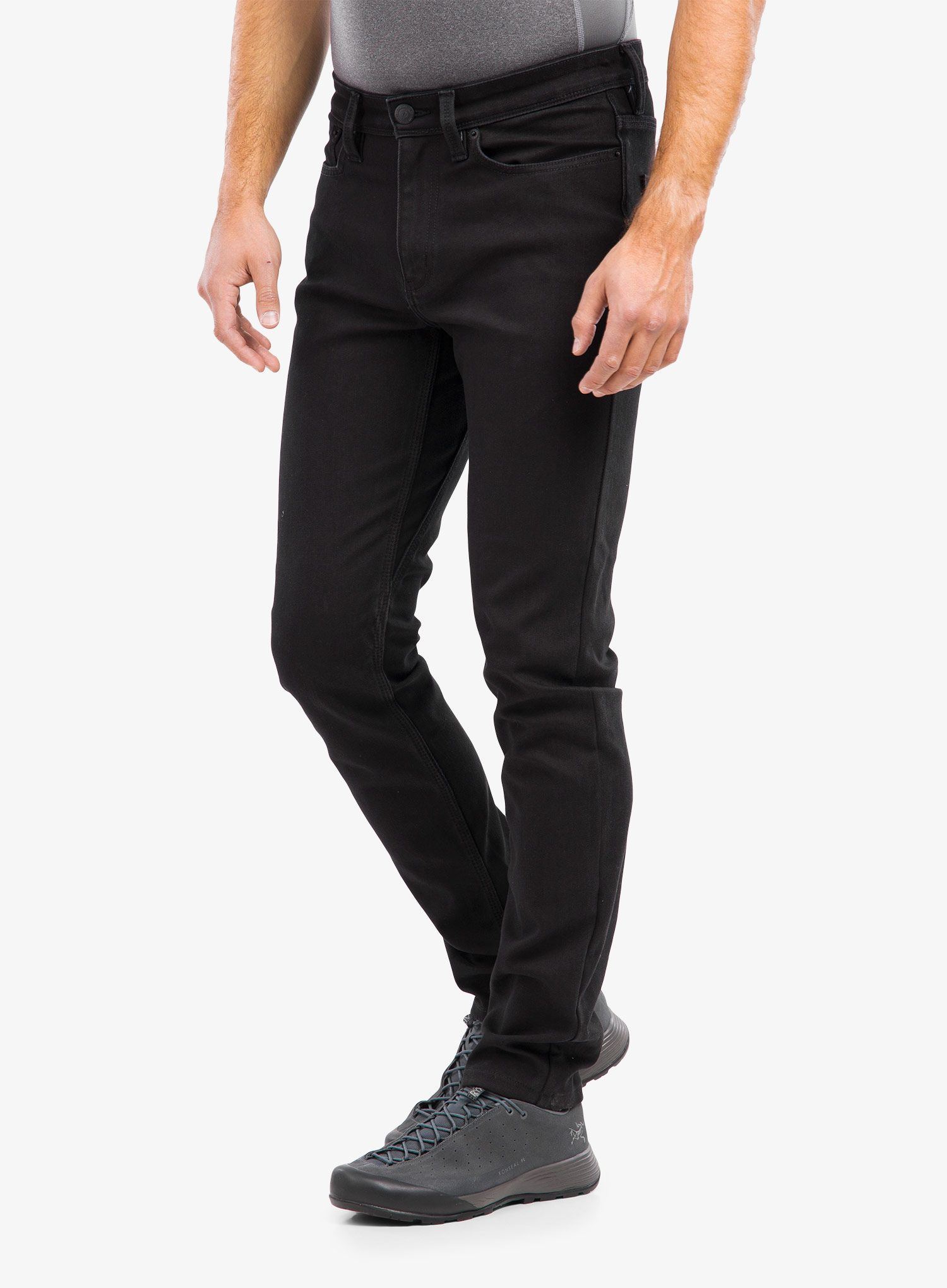 Kalhoty DUER All Weather Denim Slim - black
