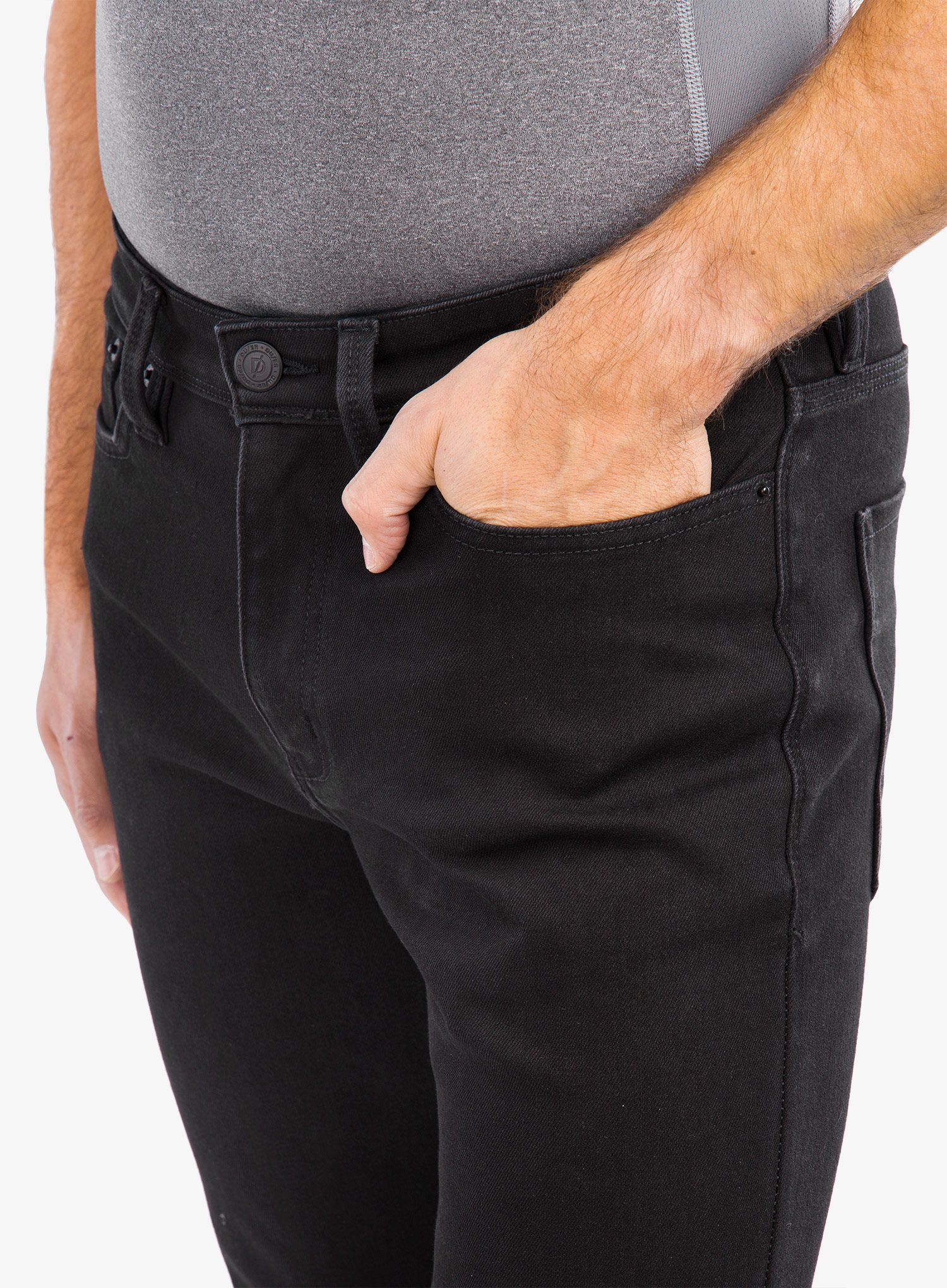 Kalhoty DUER All Weather Denim Slim - black