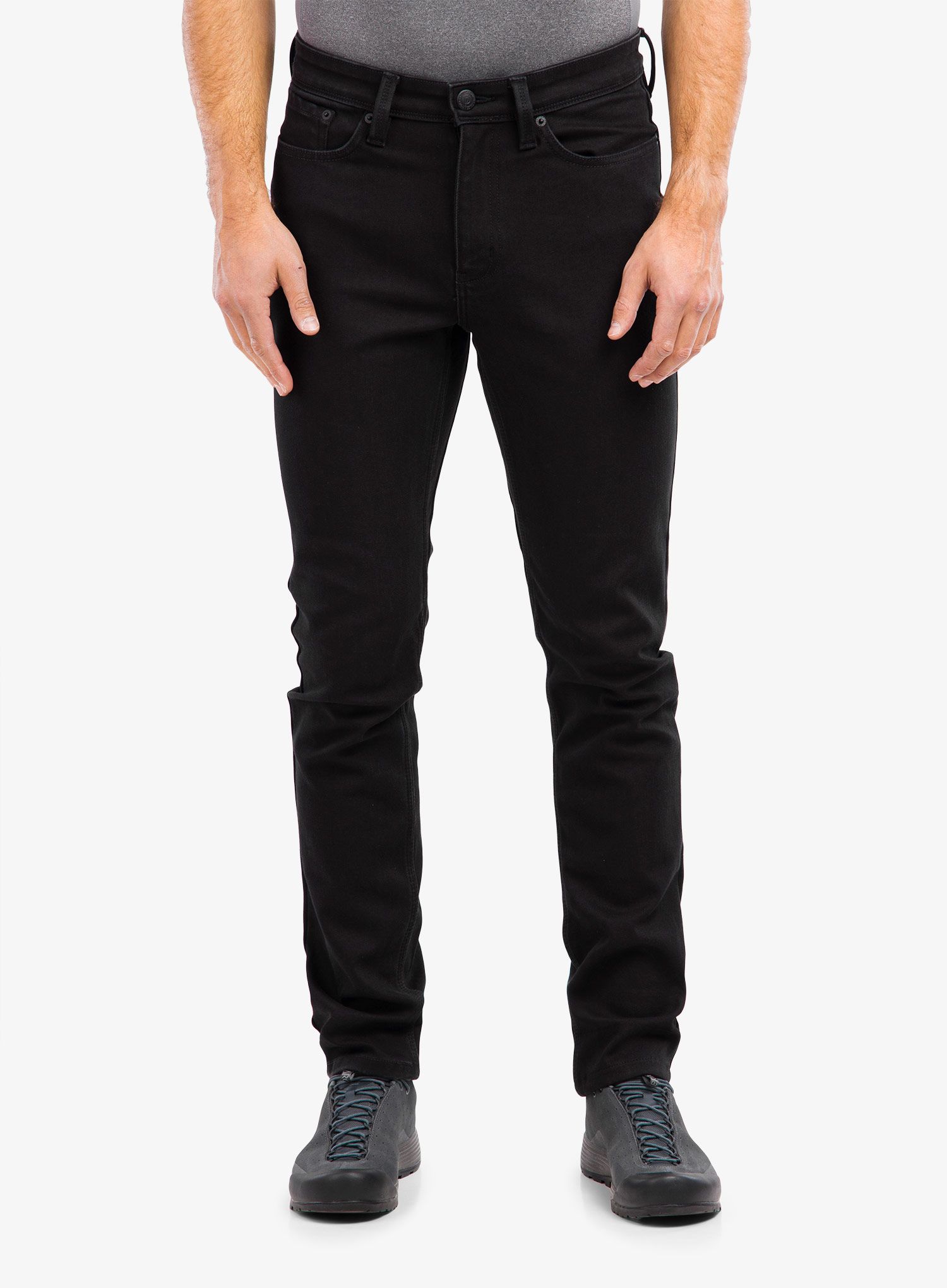 Kalhoty DUER All Weather Denim Slim - black