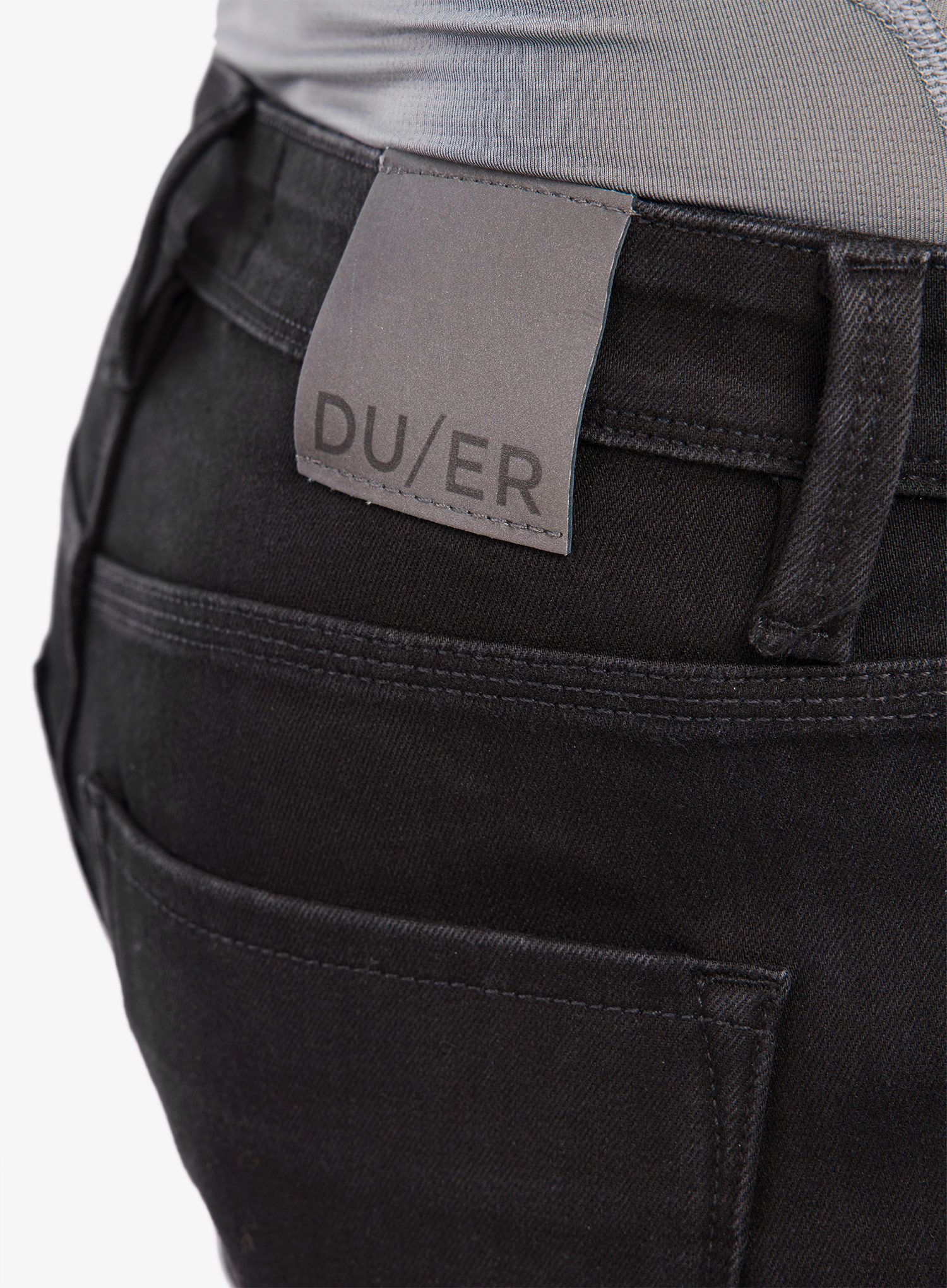 Kalhoty DUER All Weather Denim Slim - black