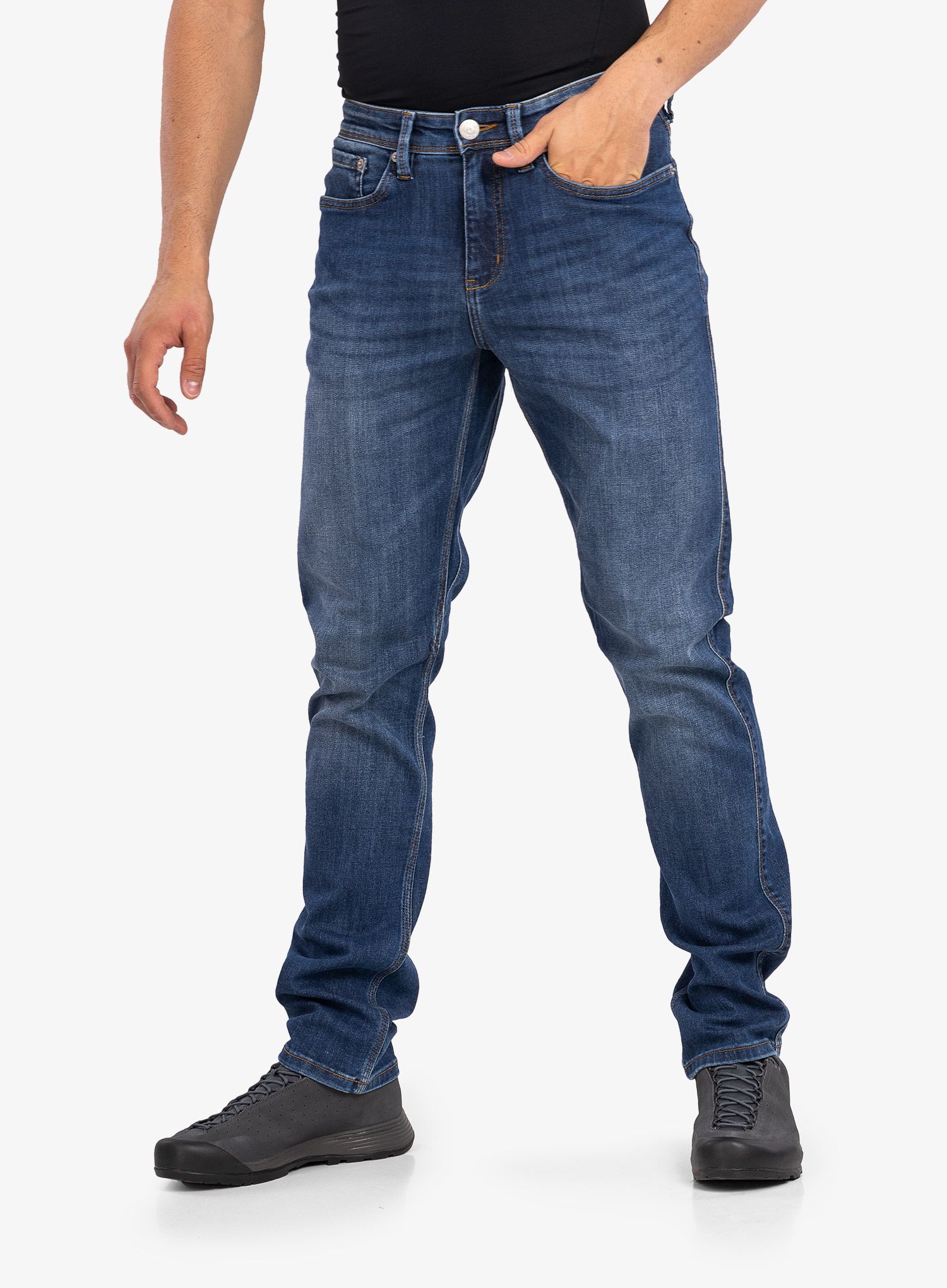 Kalhoty DUER Performance Denim Relaxed Taper - galactic