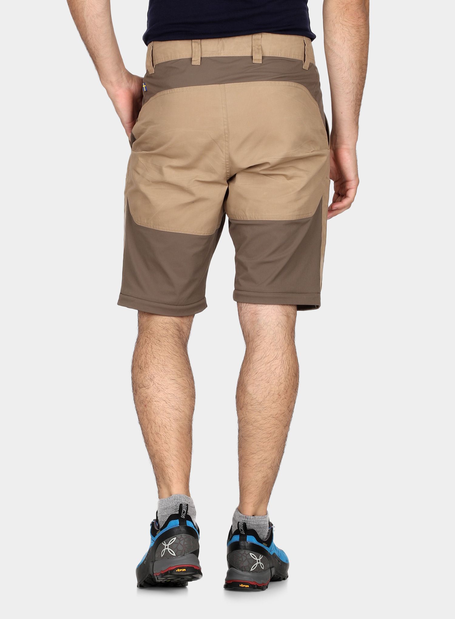 Kalhoty Fjallraven Abisko Lite Trekking Zip-Off - sand/tarmac