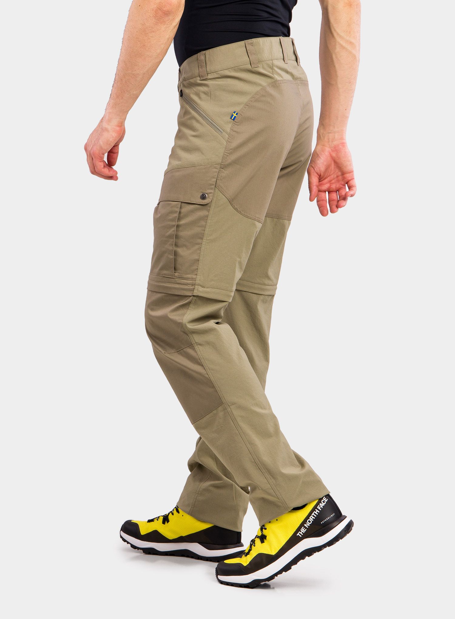 Kalhoty Fjallraven Abisko Midsummer Zip Off Trousers Long - savanna/light olive