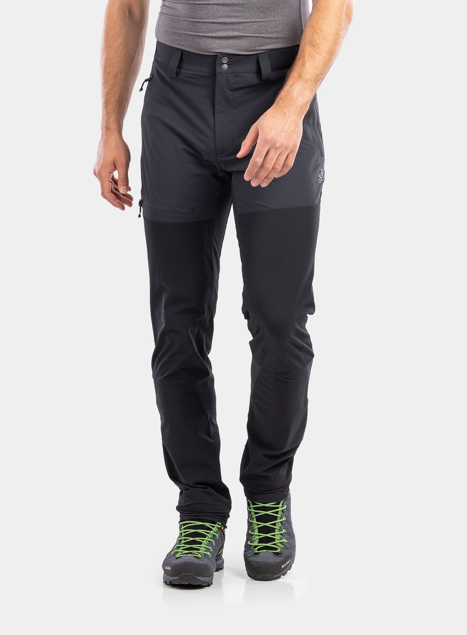 Kalhoty Rab Torque Mountain Pants - beluga/black