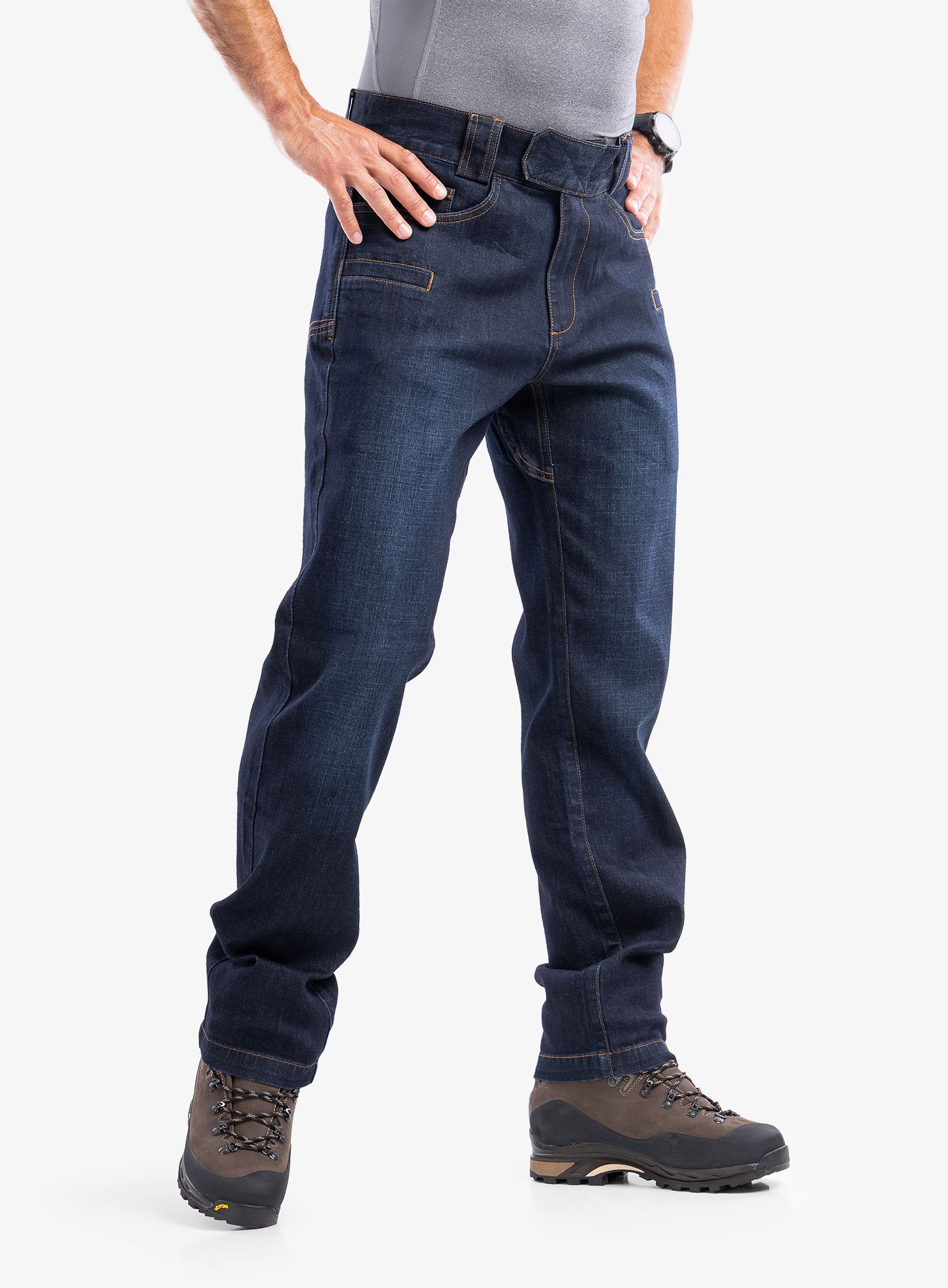Kalhoty Helikon-Tex Greyman Tactical Jeans - Denim Mid - dark blue