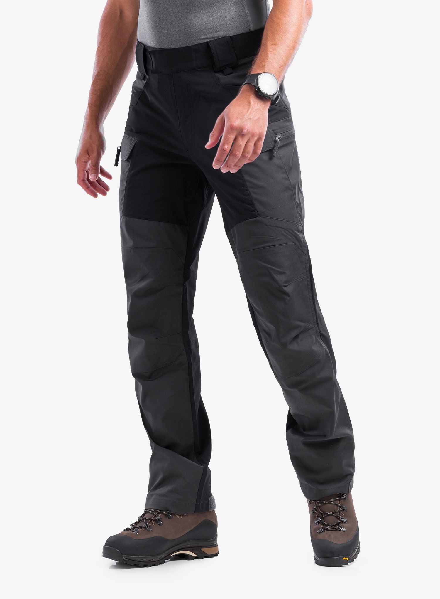 Kalhoty Helikon-Tex Hybrid Outback Pants - DuraCanvas - ash grey/black