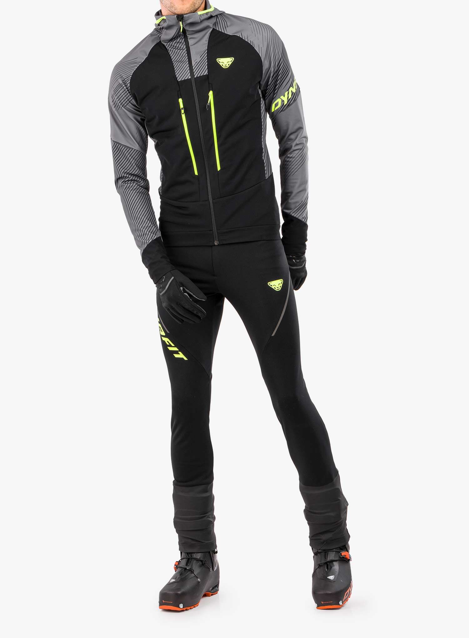 Skialpové kalhoty Dynafit Mezzalama Race 2 Pant - black/lime