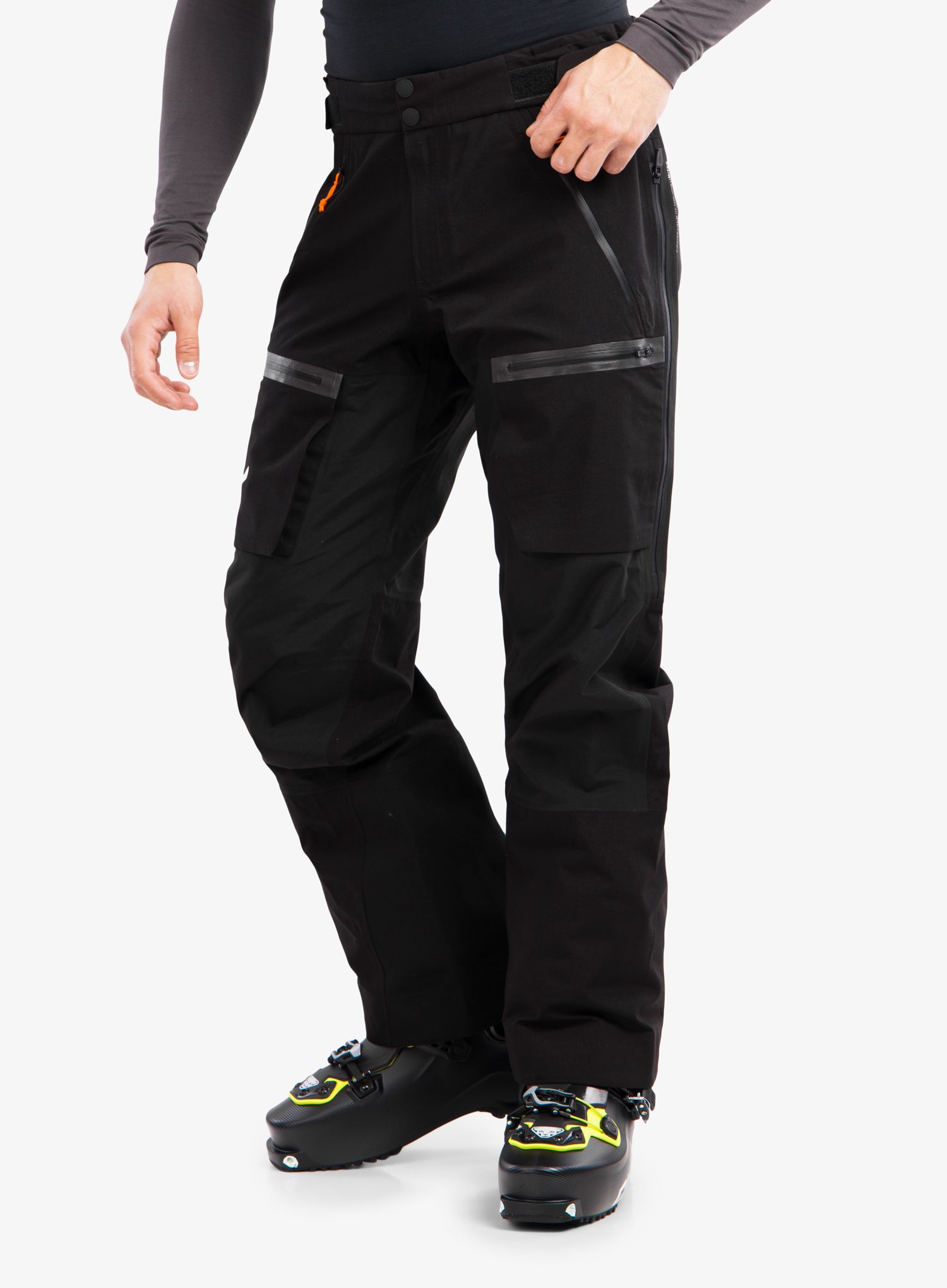 Skialpové kalhoty Salewa Sella 3L PTX Responsive Pant - black