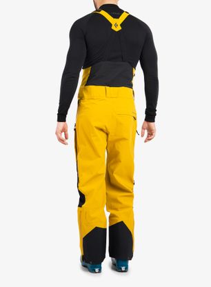 Lyžařské kalhoty Black Diamond Recon Bibs - amber/black