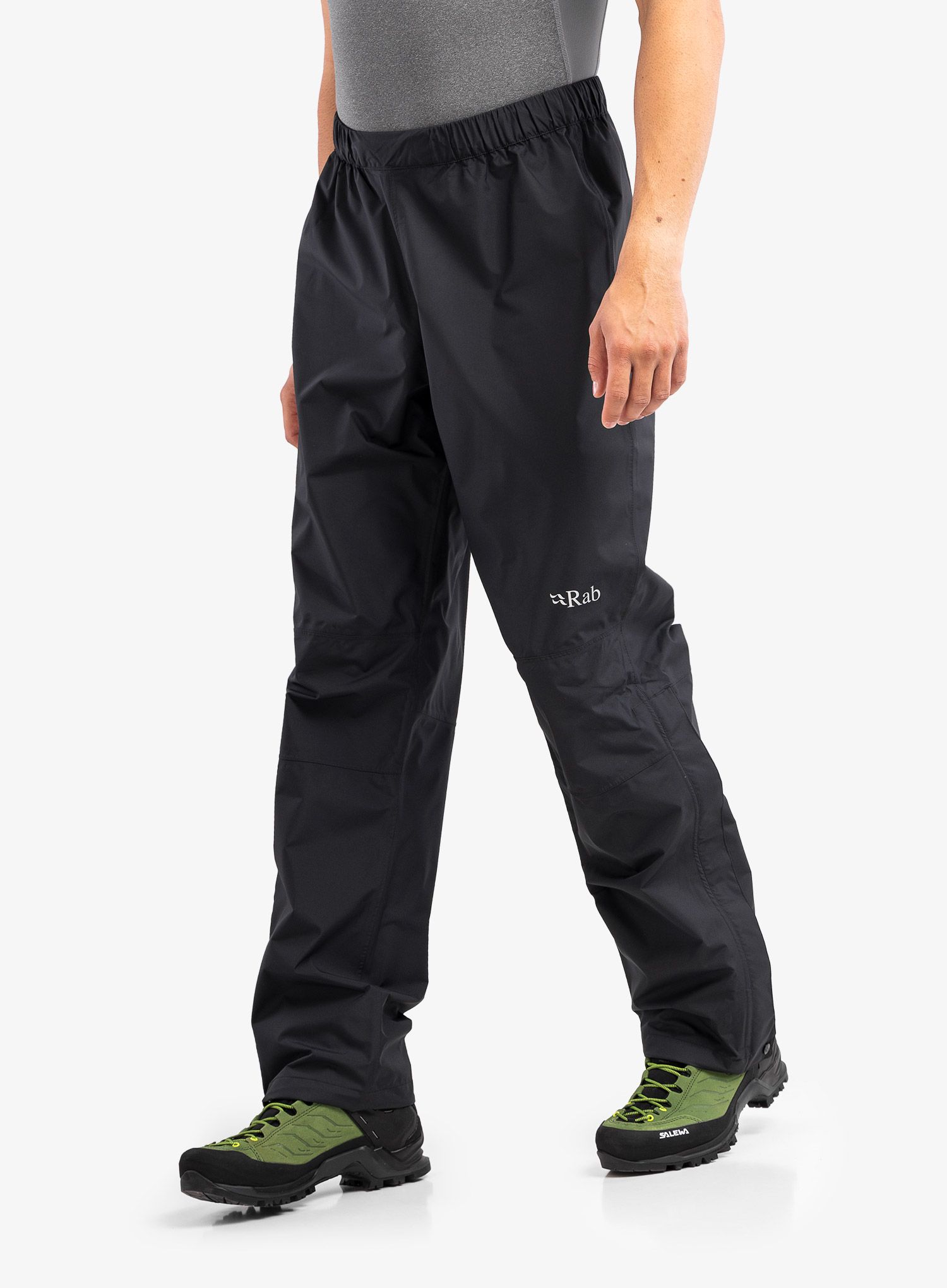 Nepromokavé kalhoty Rab Downpour Eco Pants - black