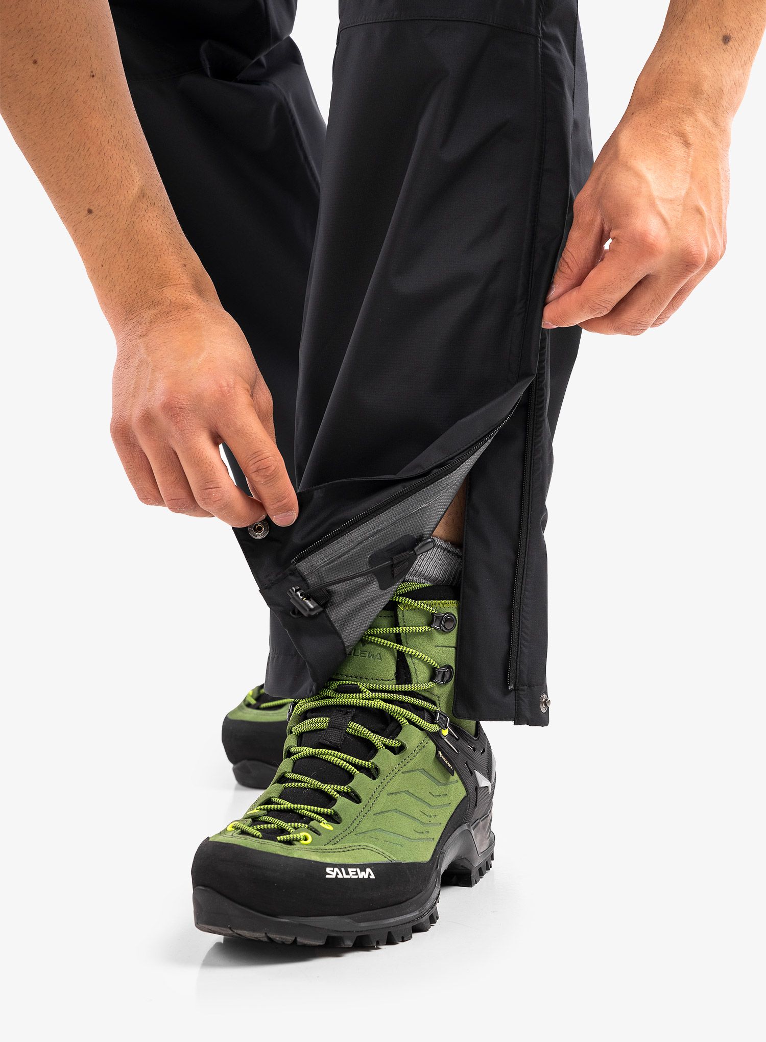 Nepromokavé kalhoty Rab Downpour Eco Pants - black