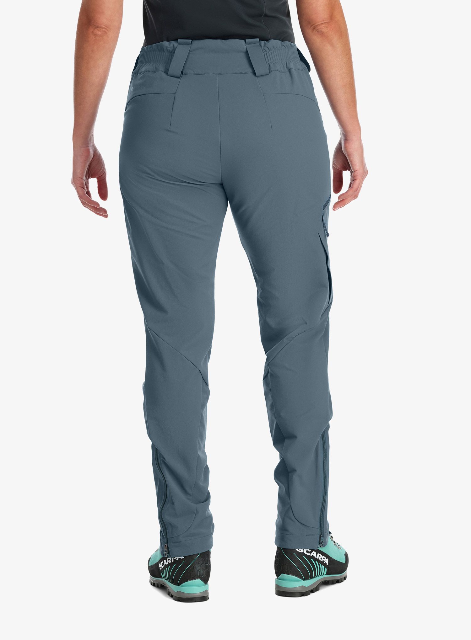 Dámské softshellové kalhoty Rab Ascendor AS Pants - orion blue