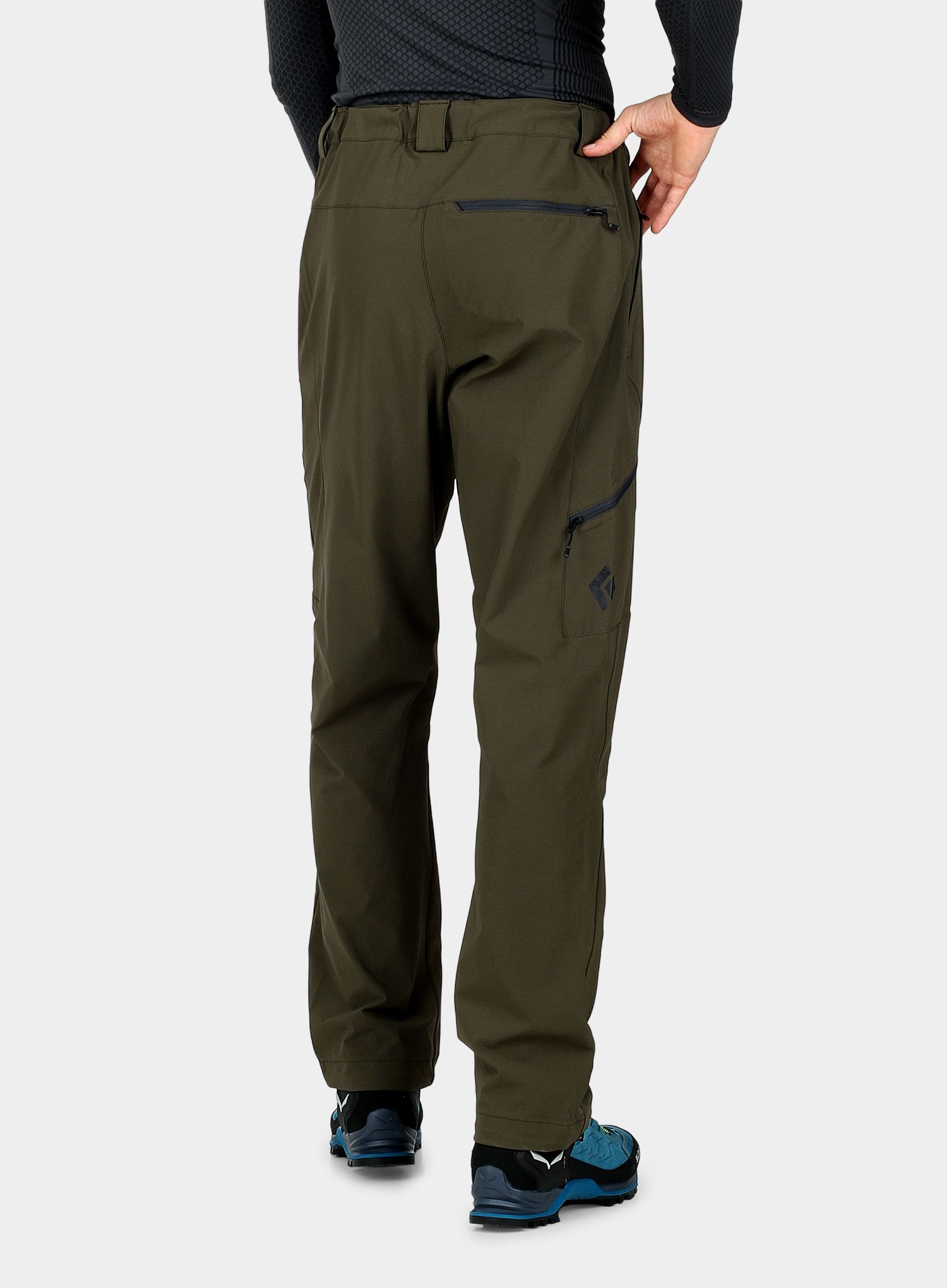 Softshellové kalhoty Black Diamond Alpine Pants - sergeant