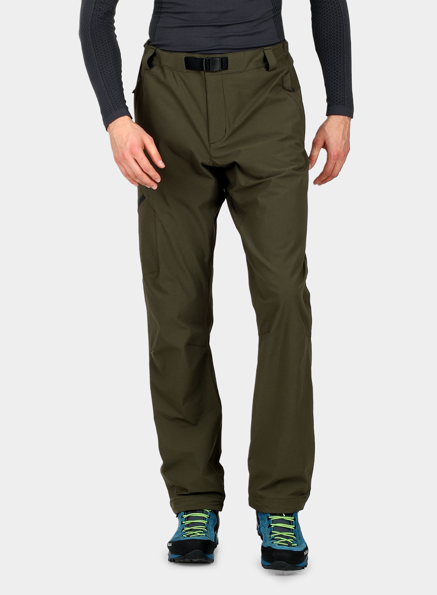 Softshellové kalhoty Black Diamond Alpine Pants - sergeant
