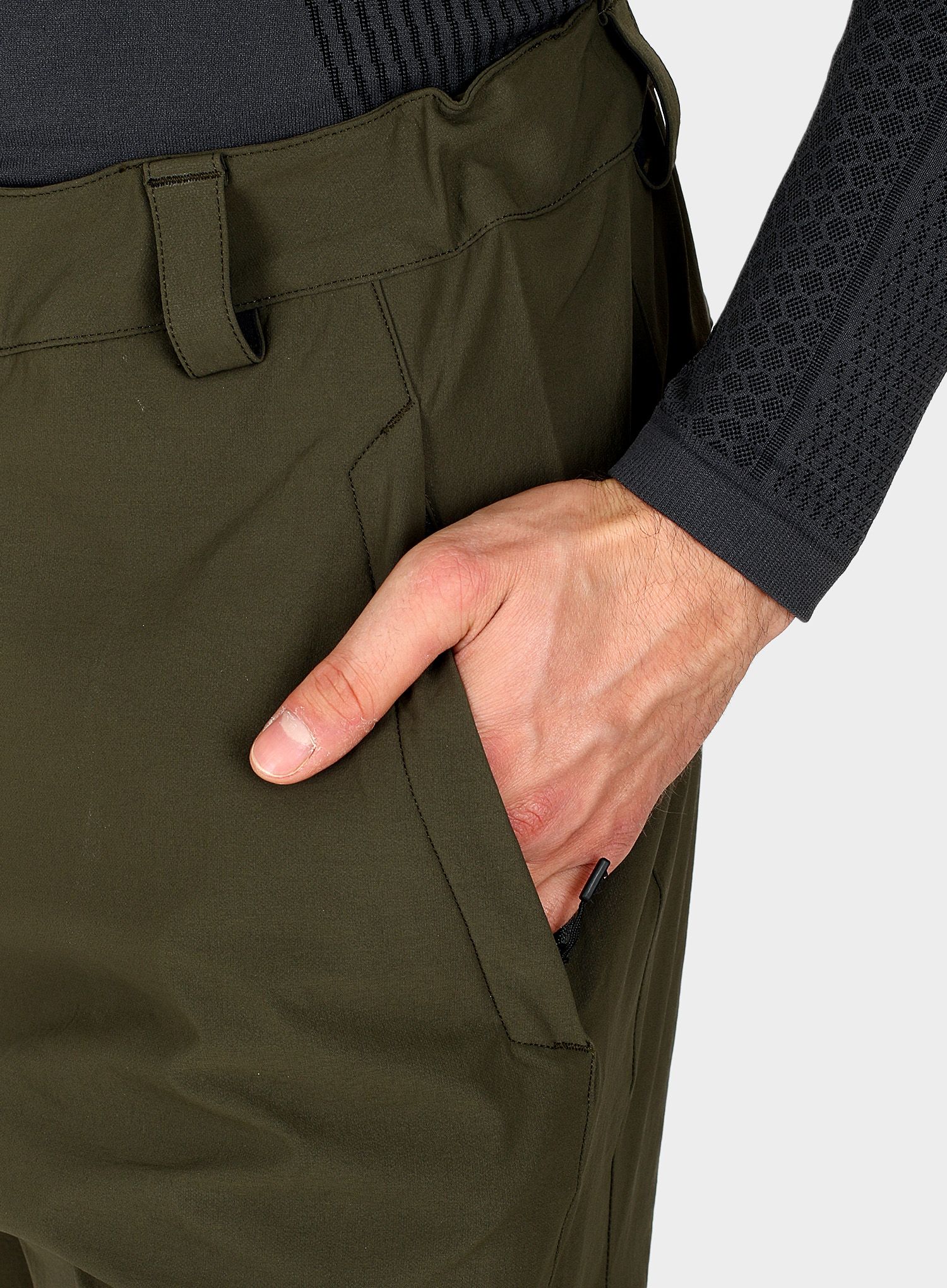 Softshellové kalhoty Black Diamond Alpine Pants - sergeant