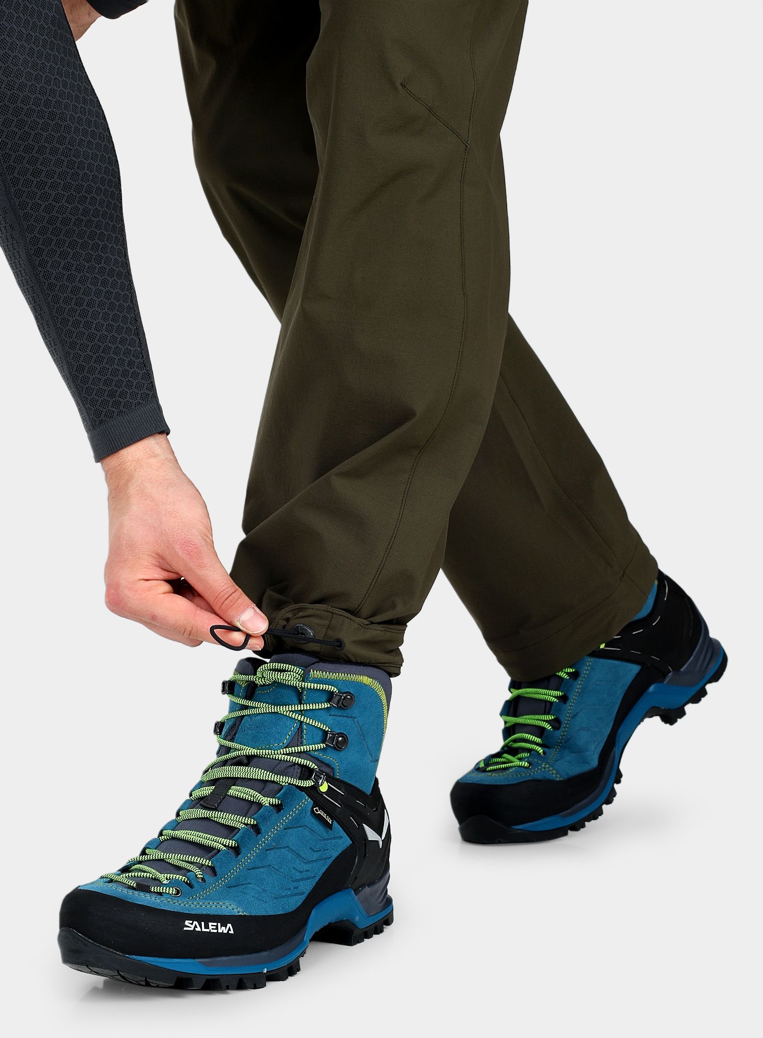Softshellové kalhoty Black Diamond Alpine Pants - sergeant